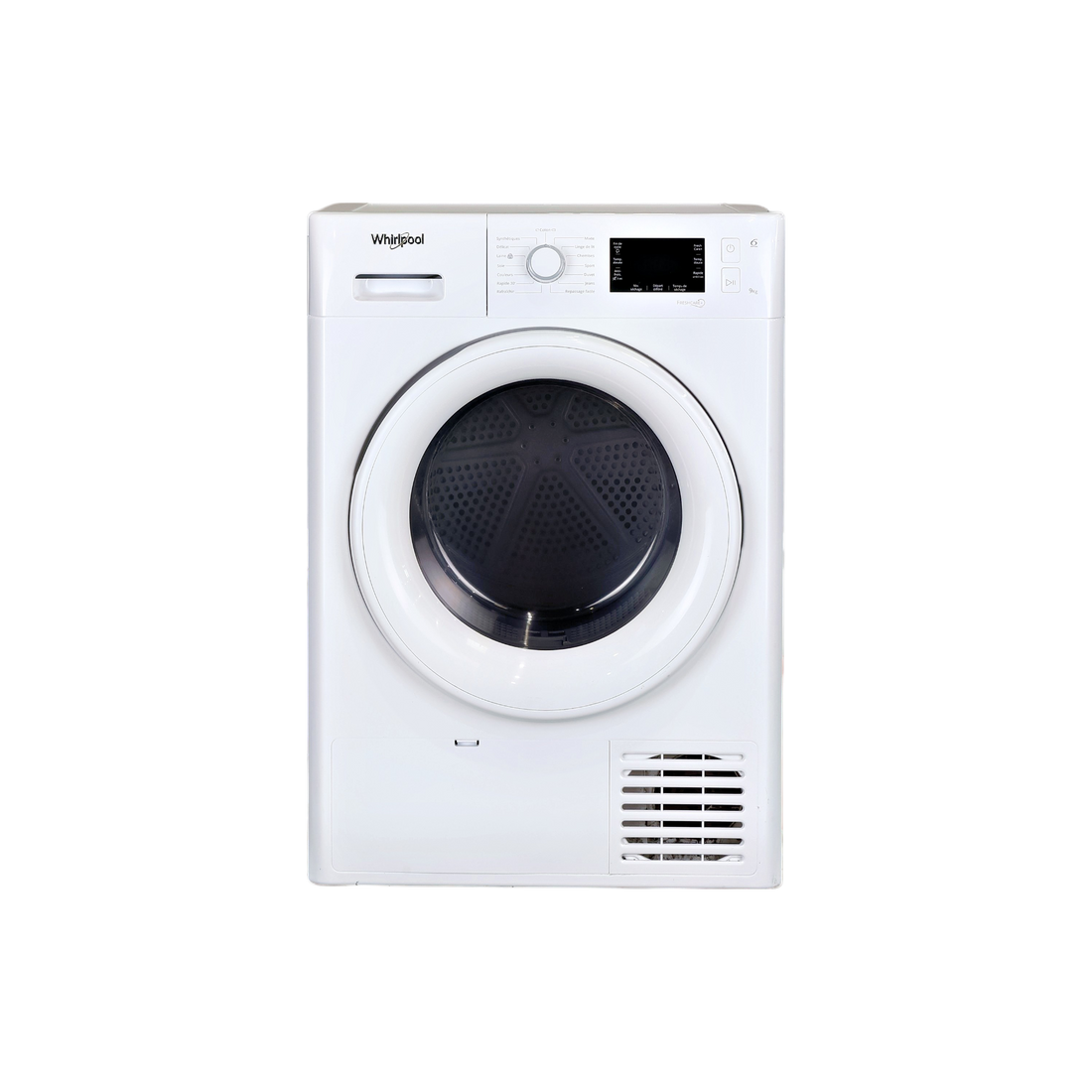 Seche-Linge Pompe À Chaleur 9 kg Reconditionné WHIRLPOOL FTM229X2FR : vue de face