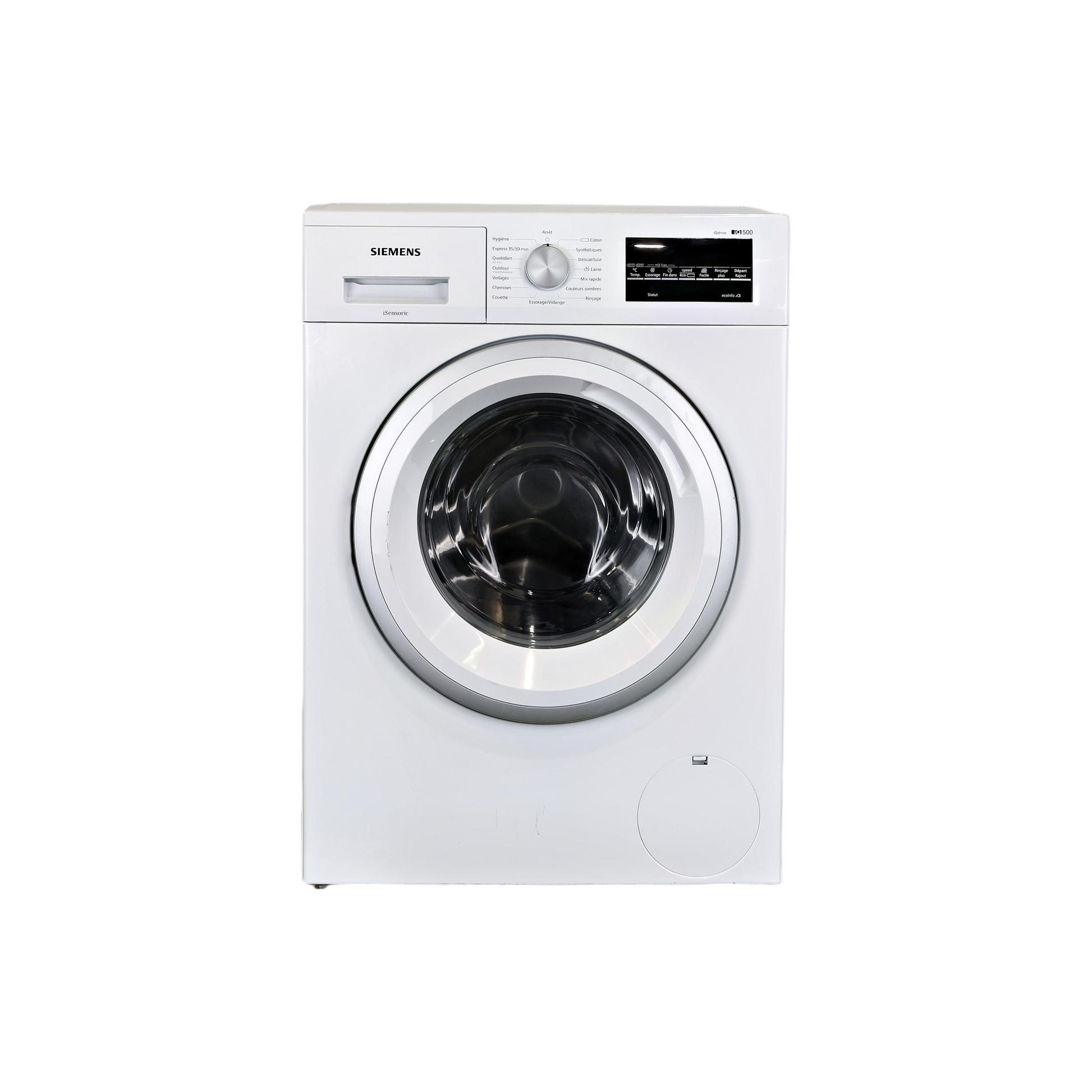 Lave-Linge Hublot 9 kg Reconditionné SIEMENS WM14T419FF : vue de face