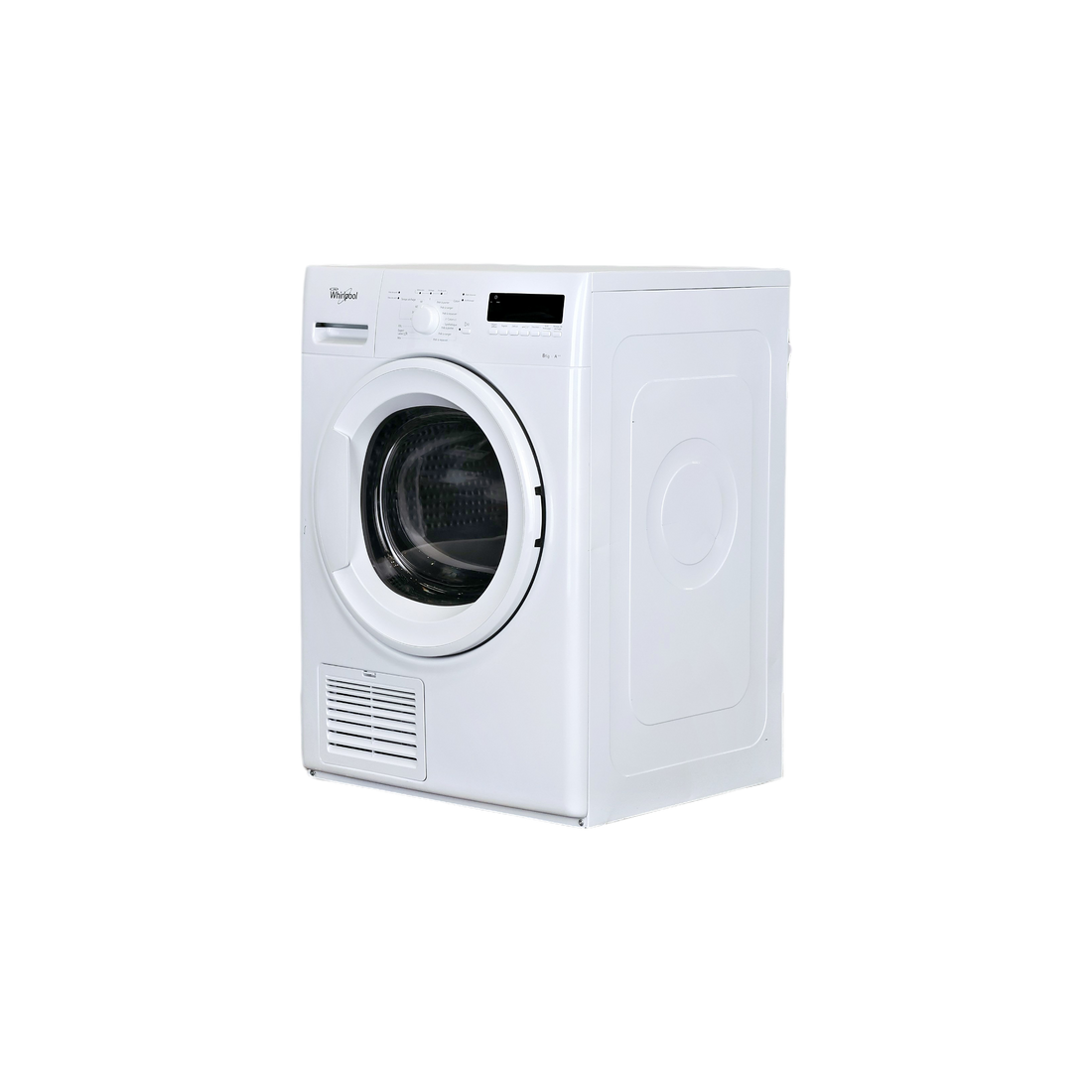 Seche-Linge Pompe À Chaleur 8 kg Reconditionné WHIRLPOOL HGELX80412 : vue du côté gauche