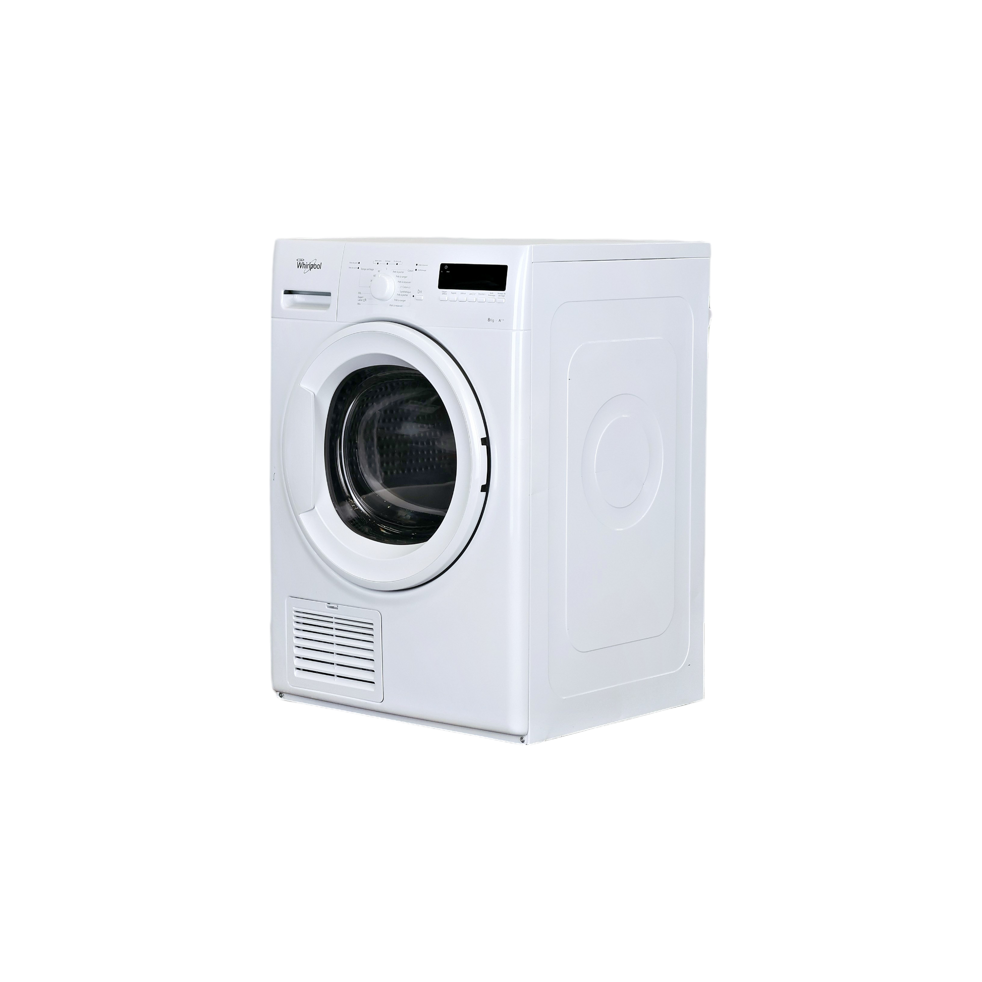 Seche-Linge Pompe À Chaleur 8 kg Reconditionné WHIRLPOOL HGELX80412 : vue du côté gauche