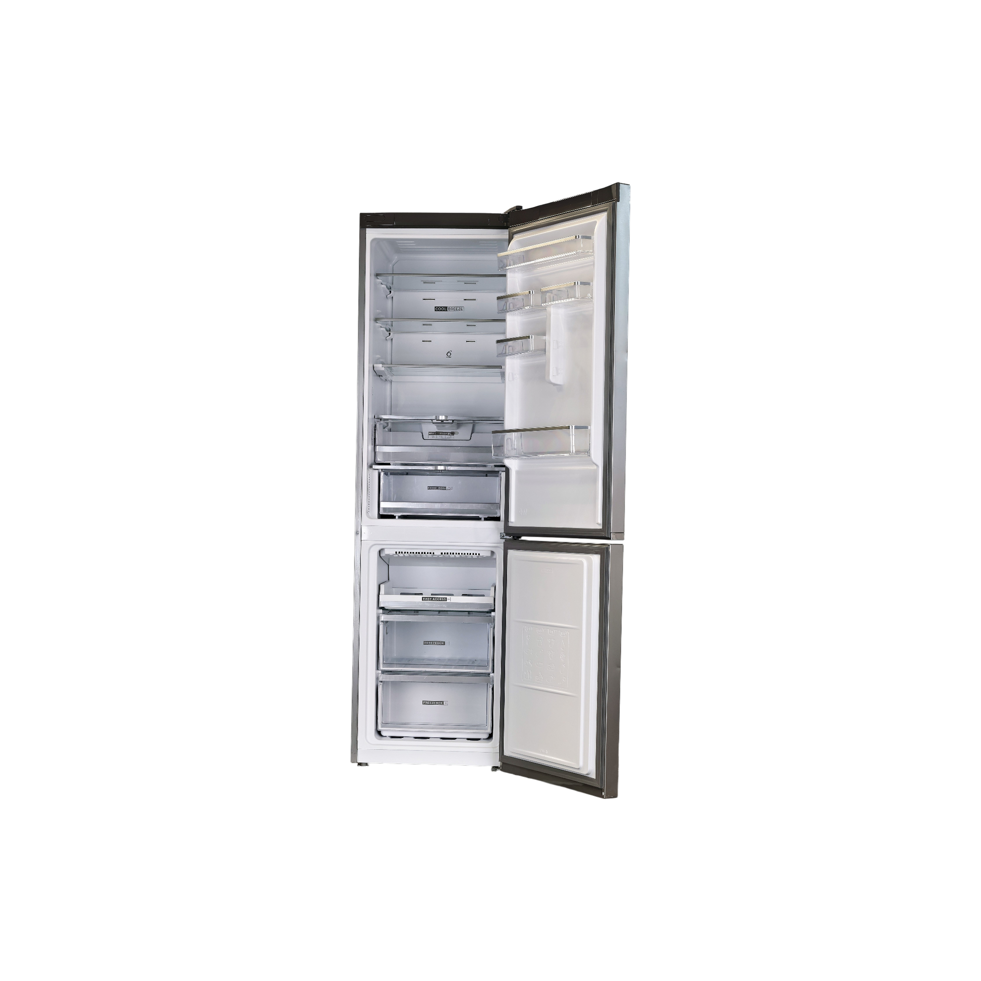 Réfrigérateur Avec Congélateur 367 L Reconditionné WHIRLPOOL W7X94TSX : vue de l'intérieur