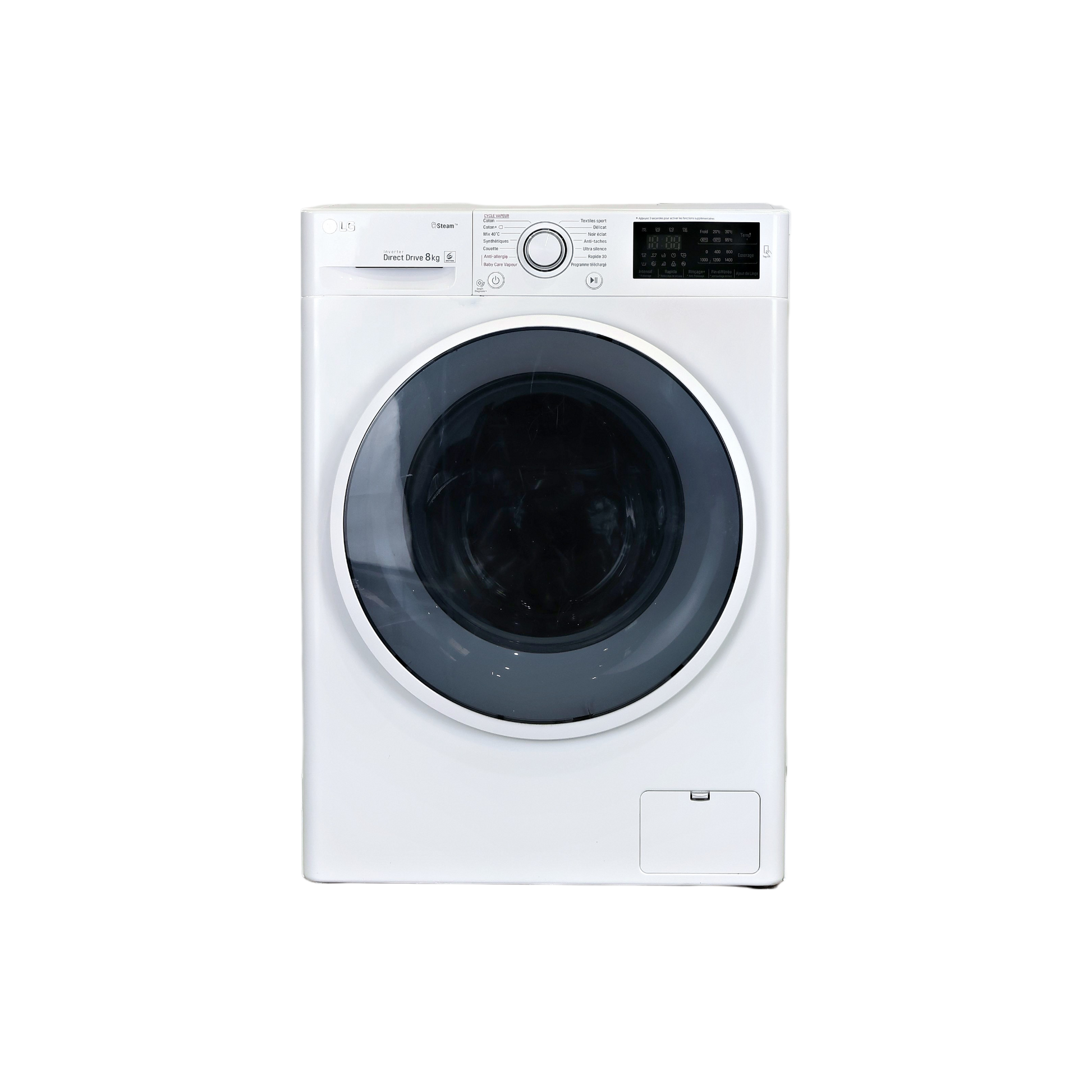 Lave-Linge Hublot 8 kg Reconditionné LG F84J60WHS : vue de face