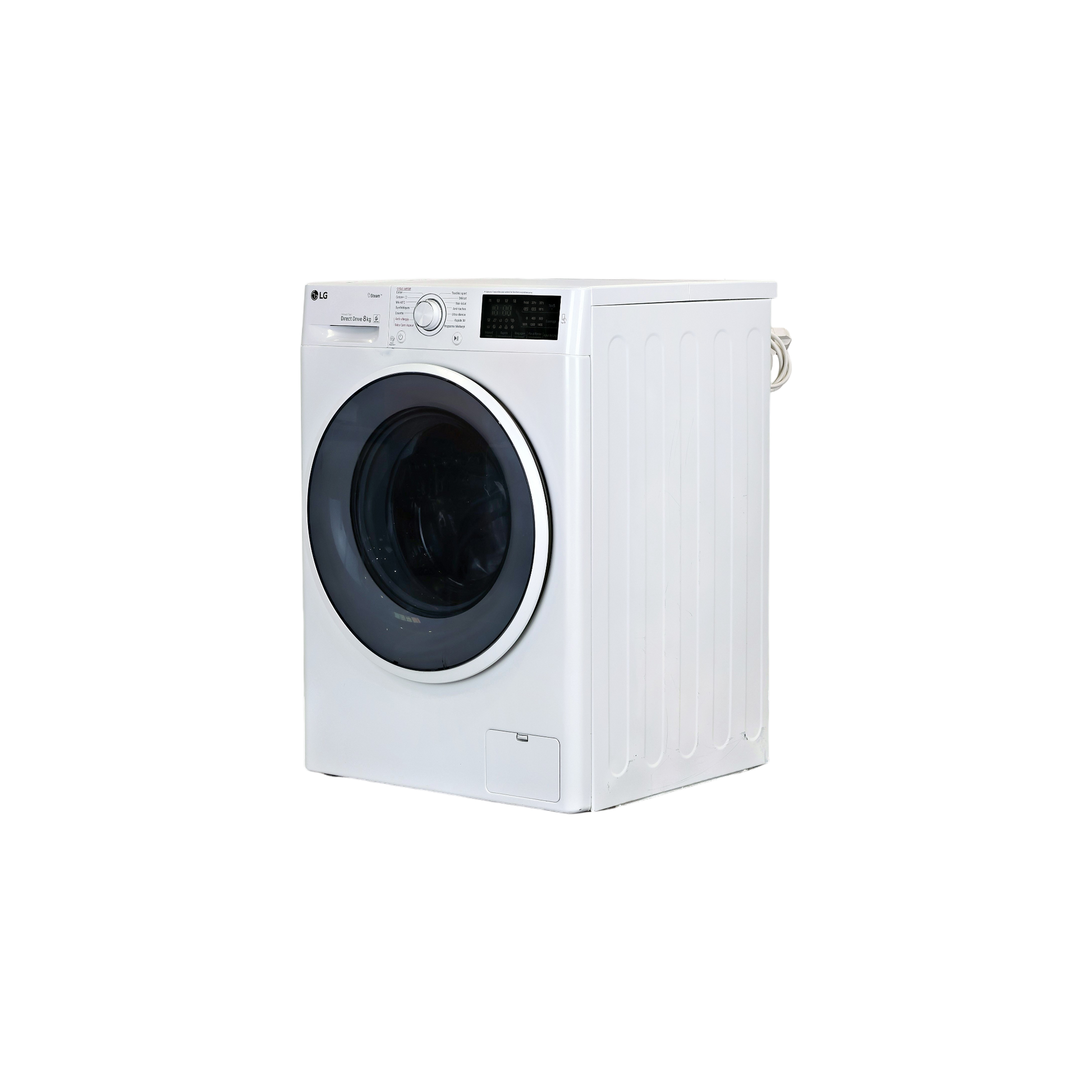 Lave-Linge Hublot 8 kg Reconditionné LG F84J60WHS : vue du côté gauche