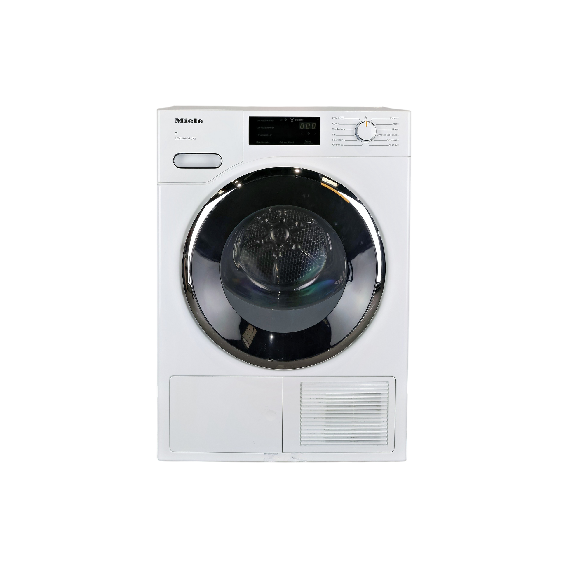 Seche-Linge Pompe À Chaleur 8 kg Reconditionné MIELE TWF 640 WP : vue de face
