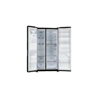 Réfrigérateur Américain 625 L Reconditionné LG GSS6871MC : vue de l'intérieur