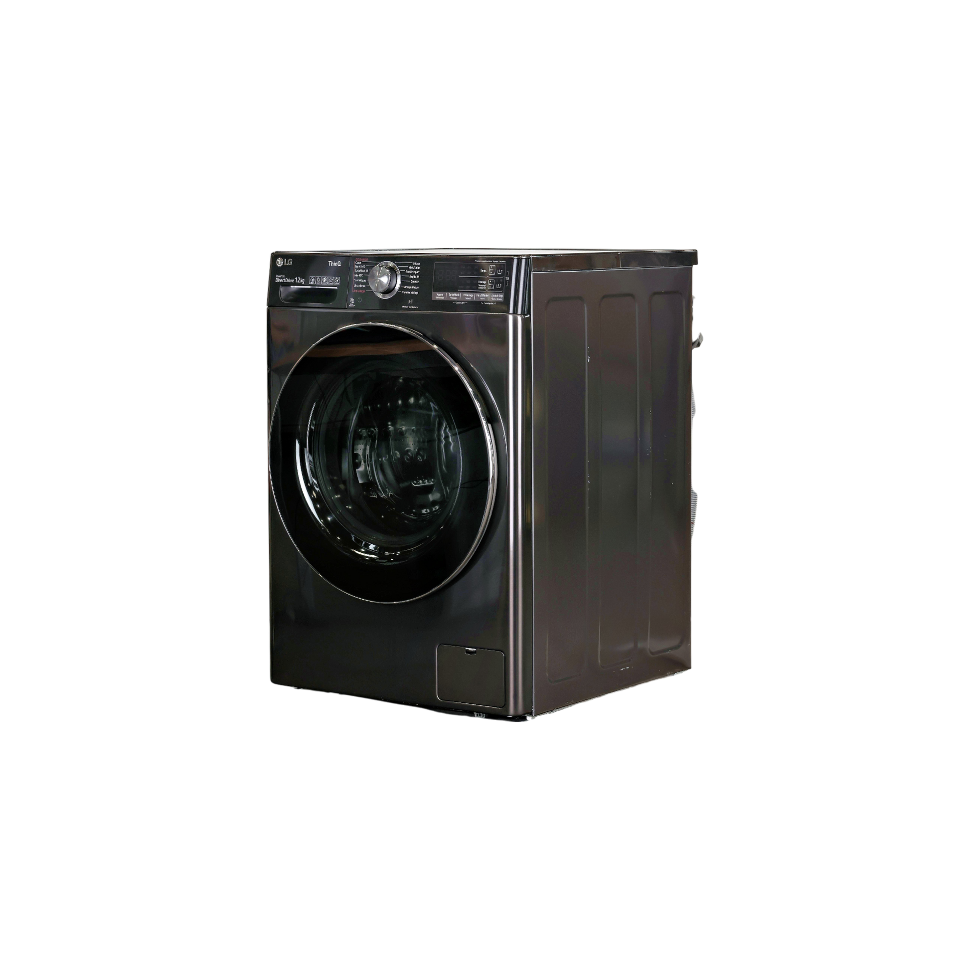 Lave-Linge Hublot 12 kg Reconditionné LG F24V92BSTA : vue du côté gauche