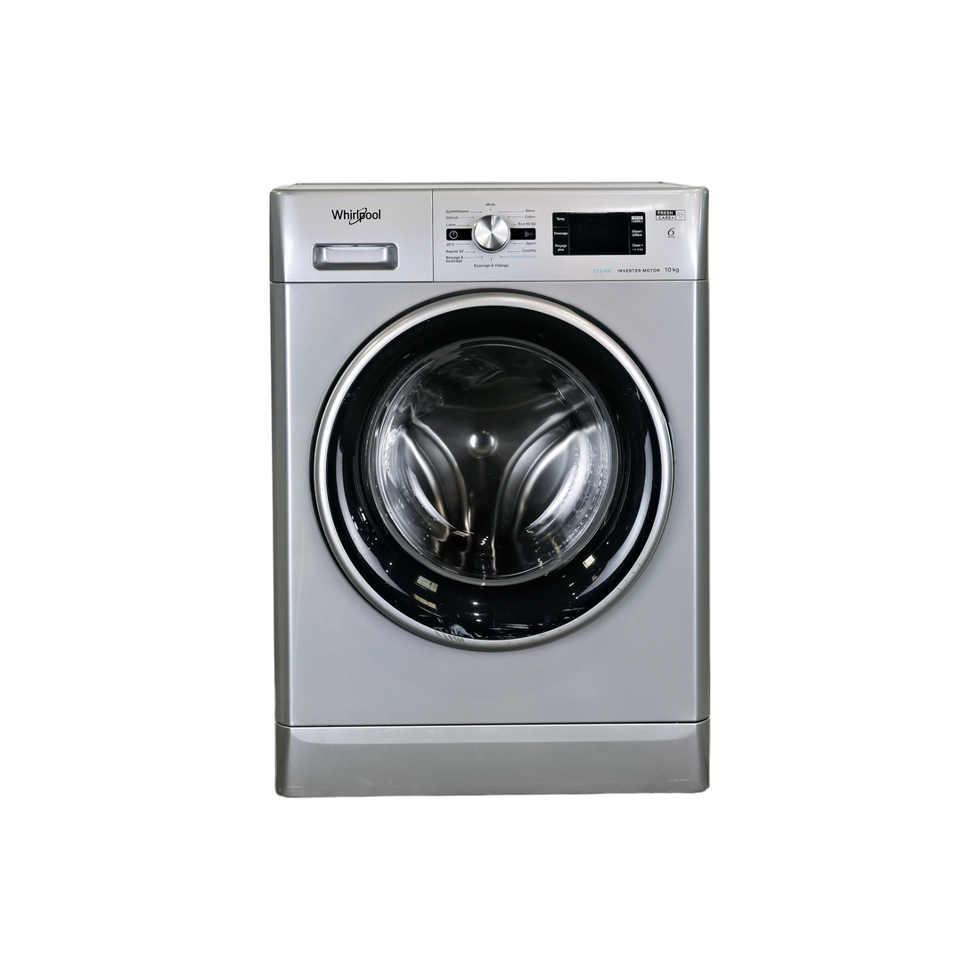 Lave-Linge Hublot 10 kg Reconditionné WHIRLPOOL FFBP10469SBSVFR : vue de face