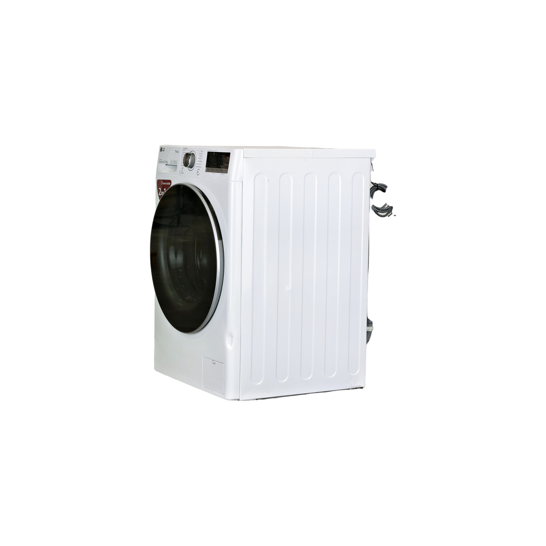 Lave-Linge Sechant 9 kg Reconditionné LG F964V71WRHT : vue du côté gauche
