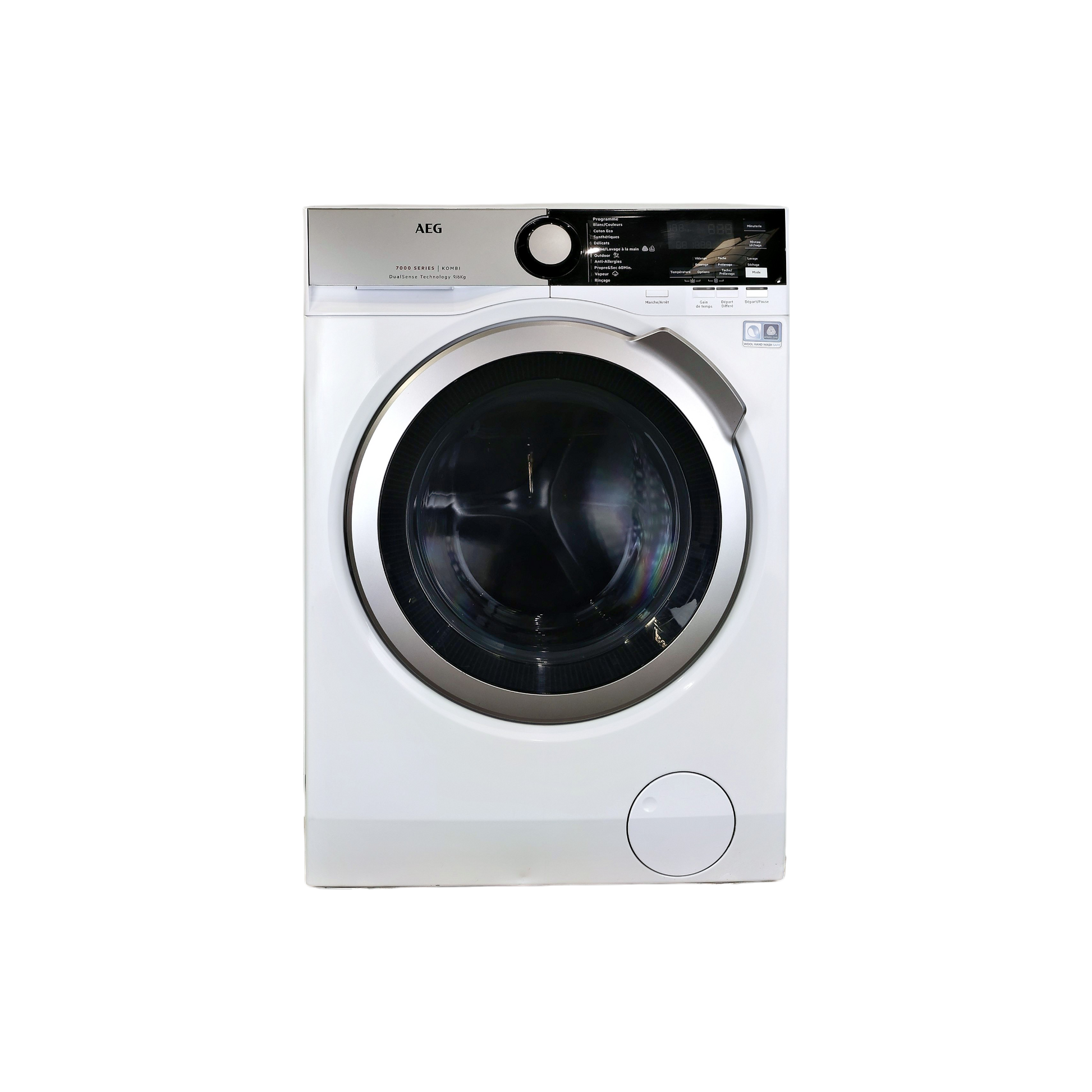 Lave-Linge Sechant 9 kg Reconditionné AEG L7WBR962E : vue de face
