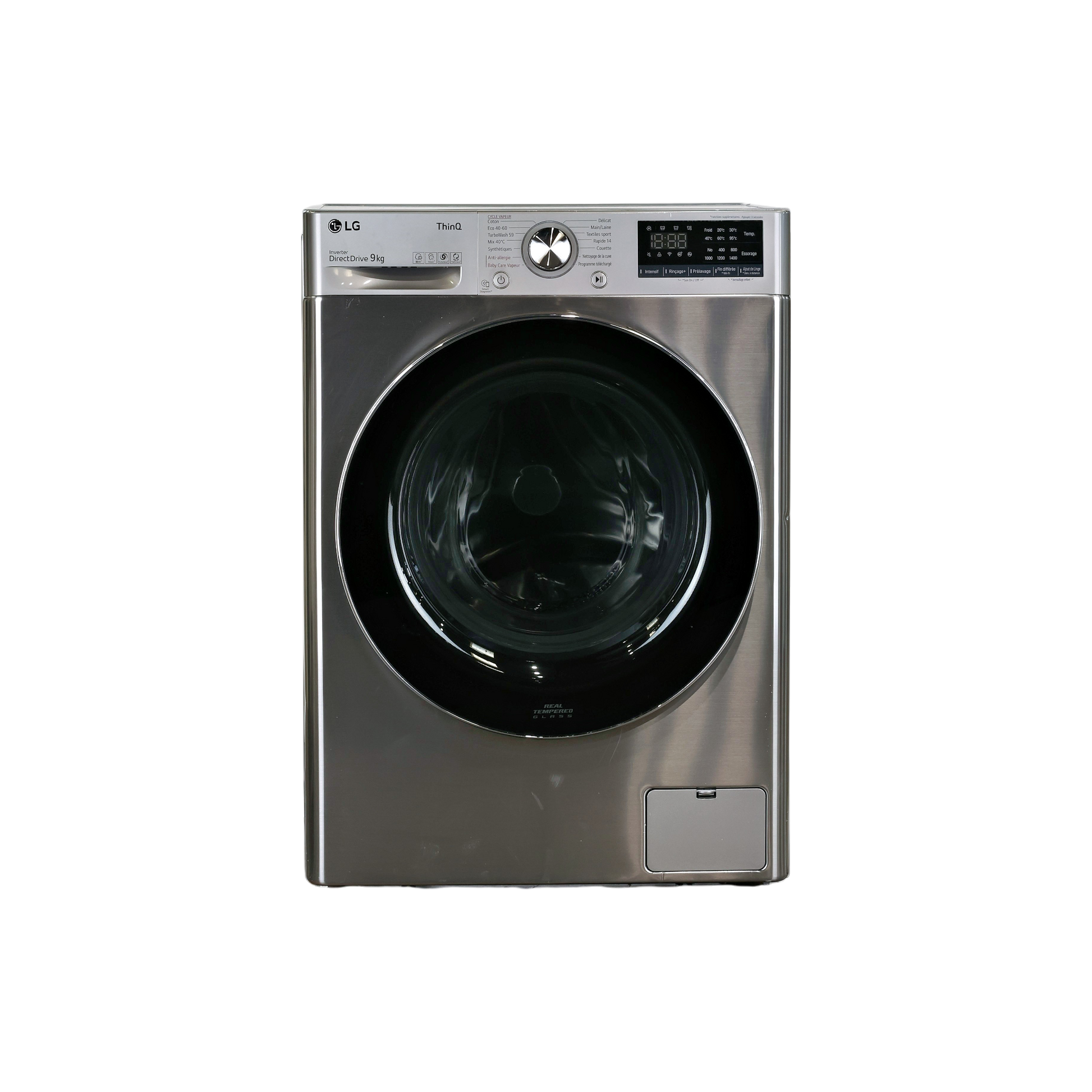 Lave-Linge Hublot 9 kg Reconditionné LG F94V52IXS : vue de face