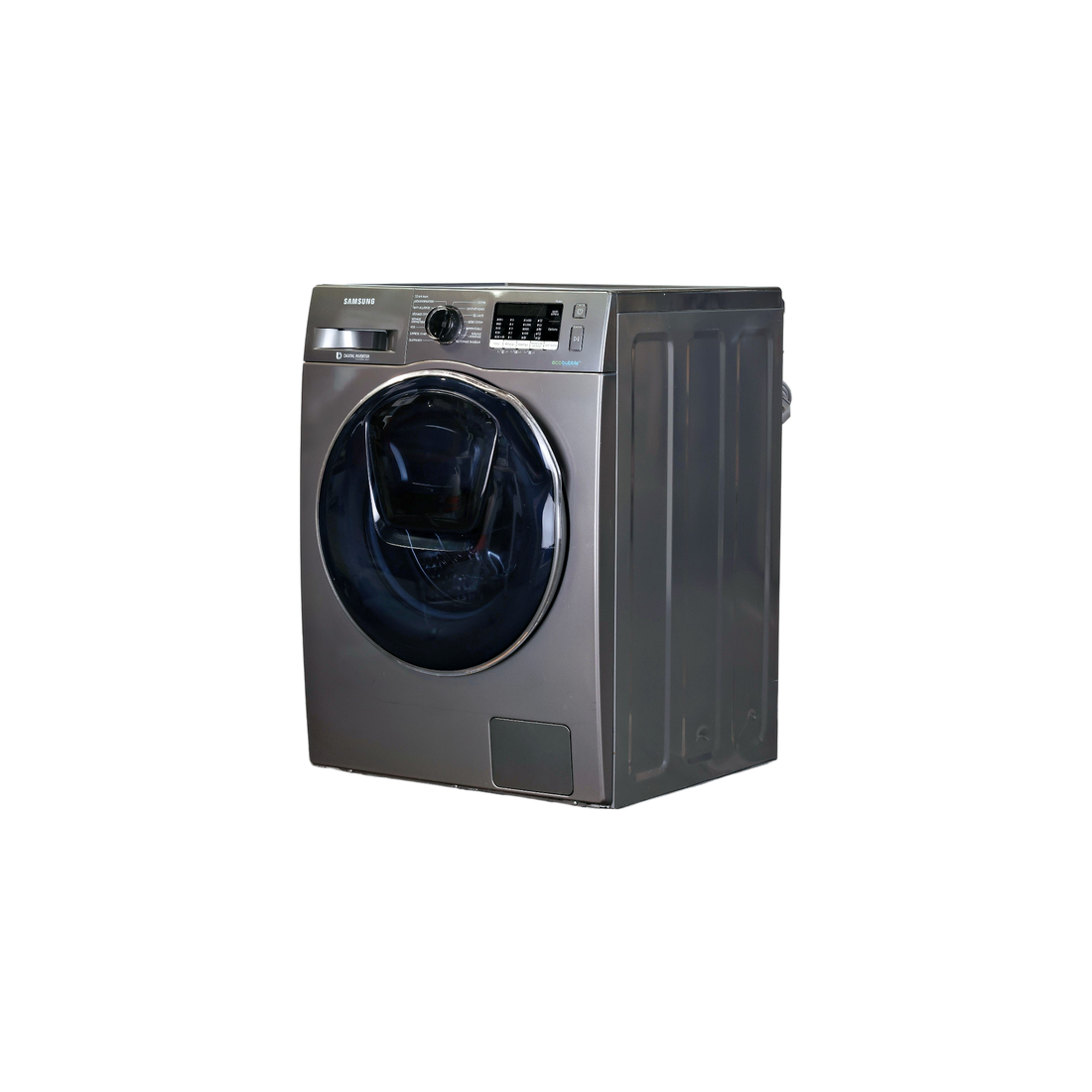 Lave-Linge Sechant 8 kg Reconditionné SAMSUNG WD80K5B10OX : vue du côté gauche