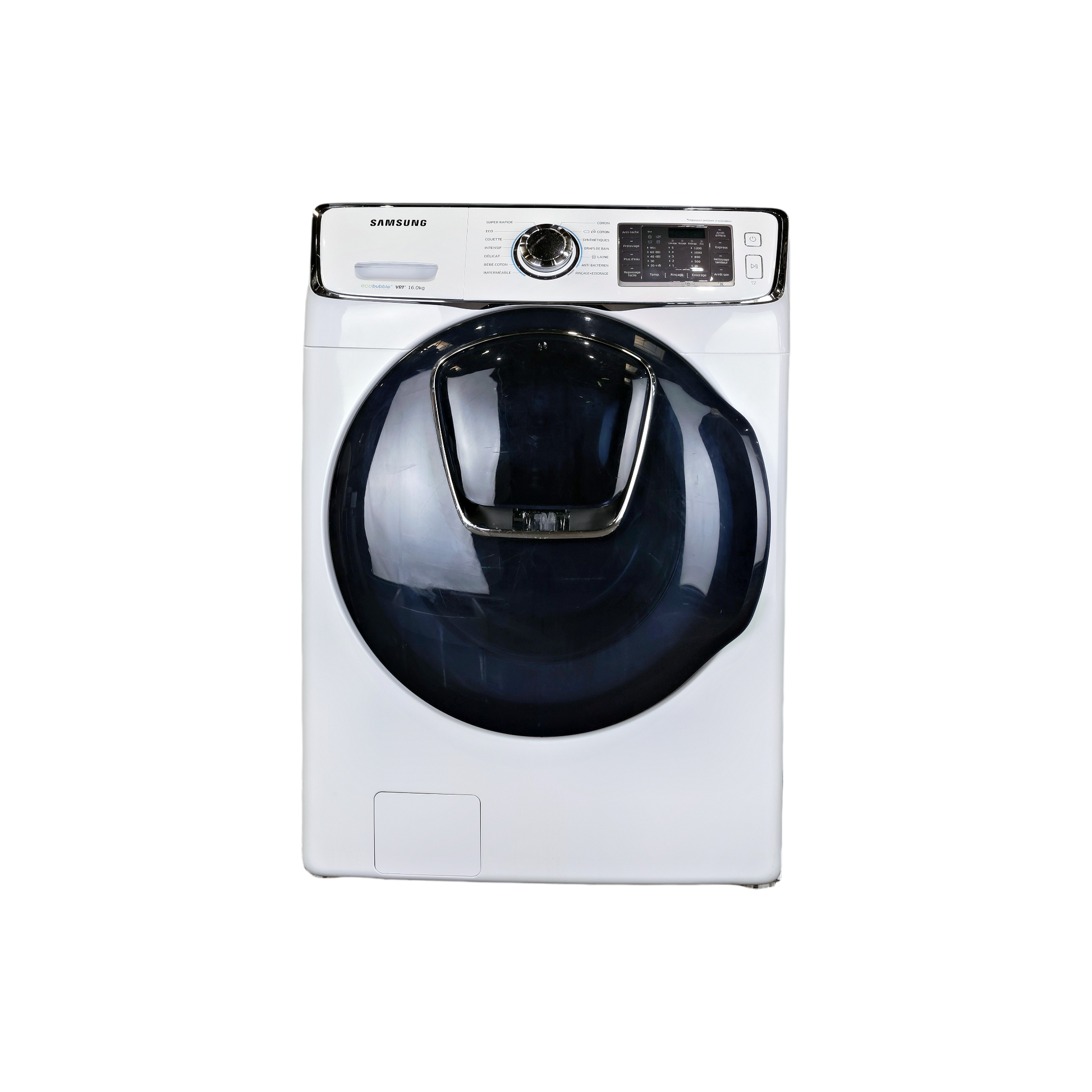 Lave-Linge Hublot 16 kg Reconditionné SAMSUNG WF16J6500EW : vue de face