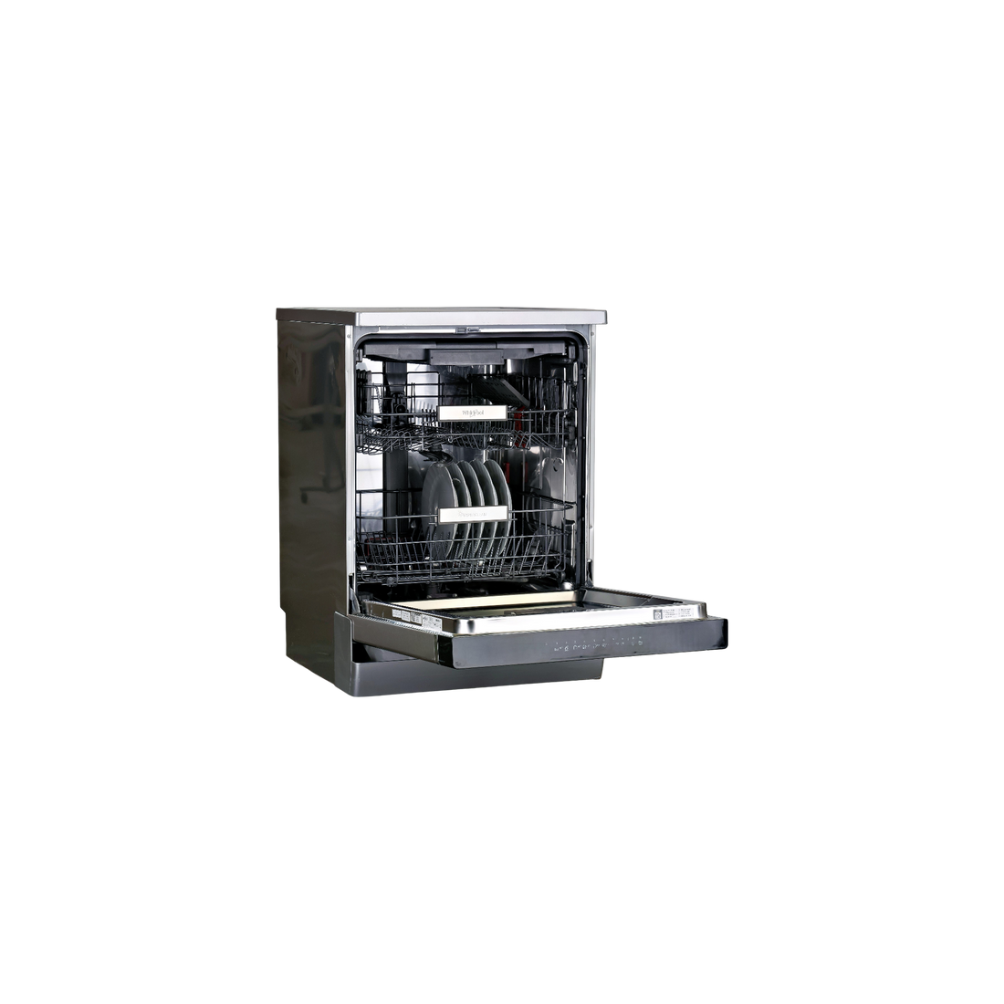 Lave-Vaisselle Pose Libre 14 Cvts Reconditionné WHIRLPOOL WFO3O41PLX : vue de l'intérieur