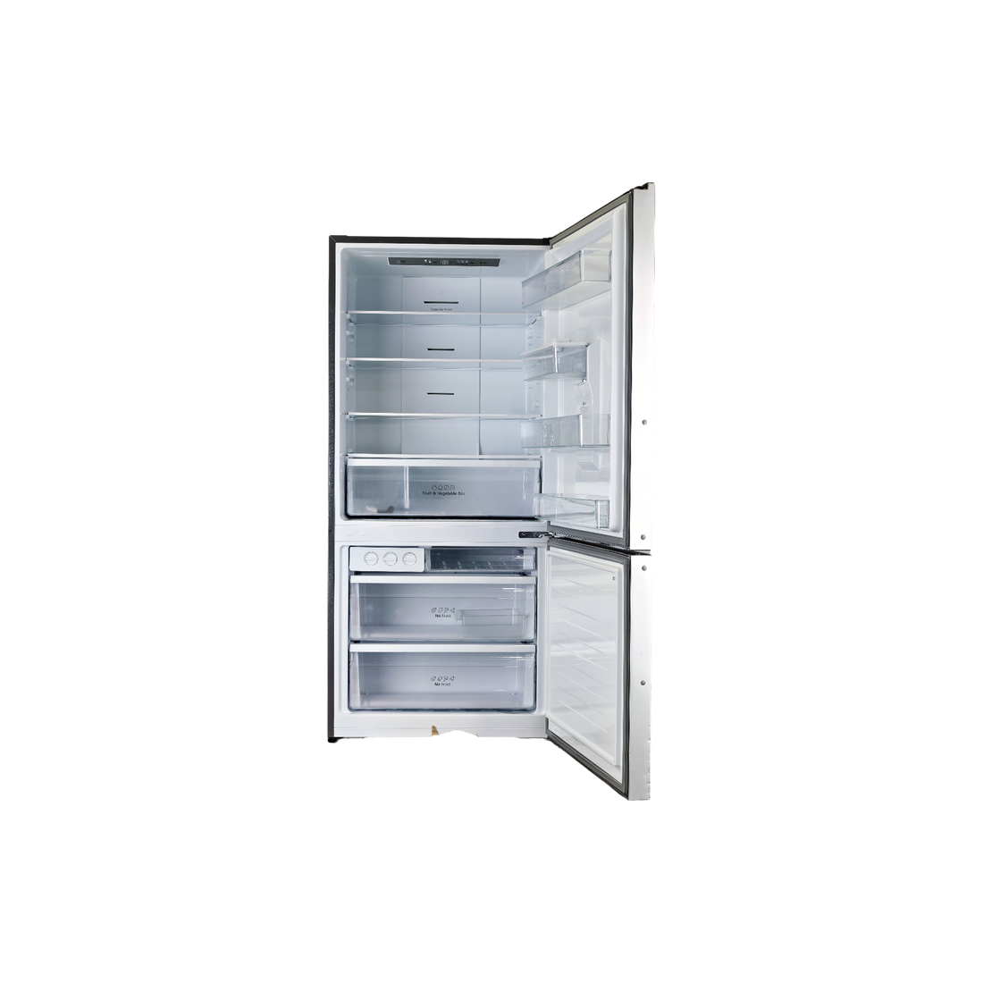 Réfrigérateur Avec Congélateur 463 L Reconditionné HISENSE RB605N4WC11 : vue de l'intérieur