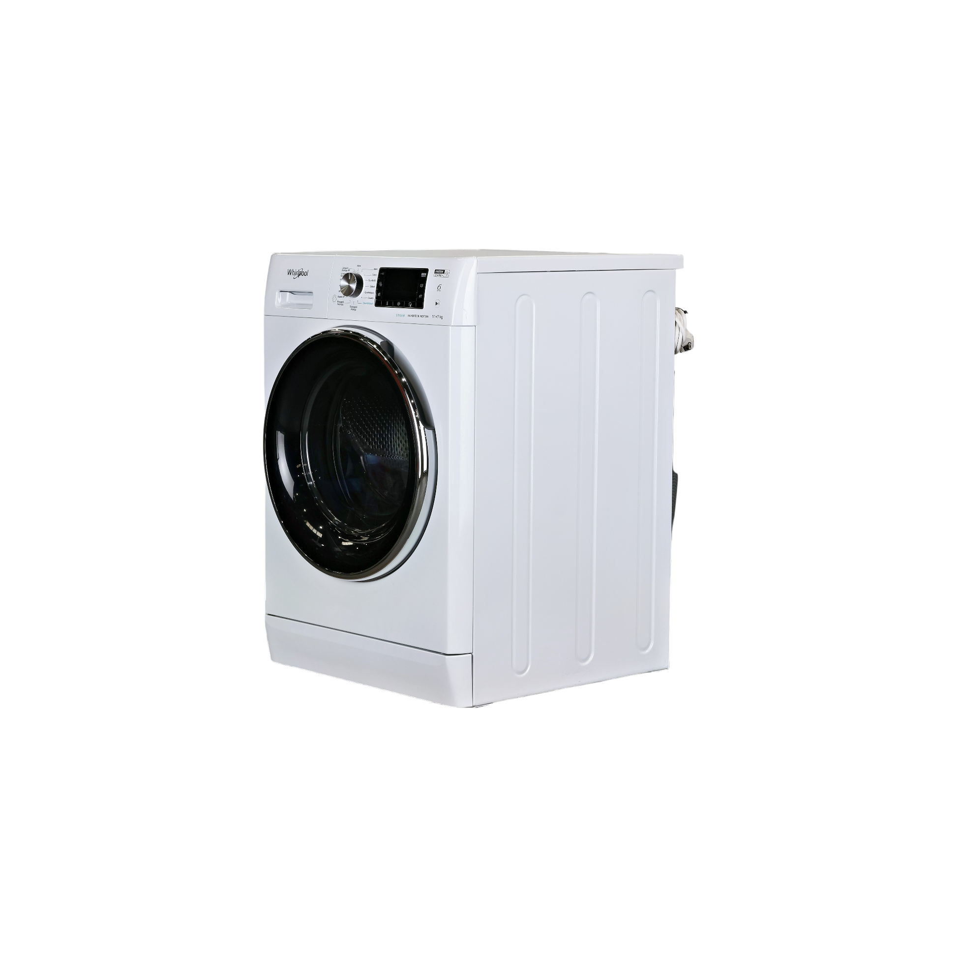 Lave-Linge Sechant 11 kg Reconditionné WHIRLPOOL FFWDD1176258BCVFR : vue du côté gauche