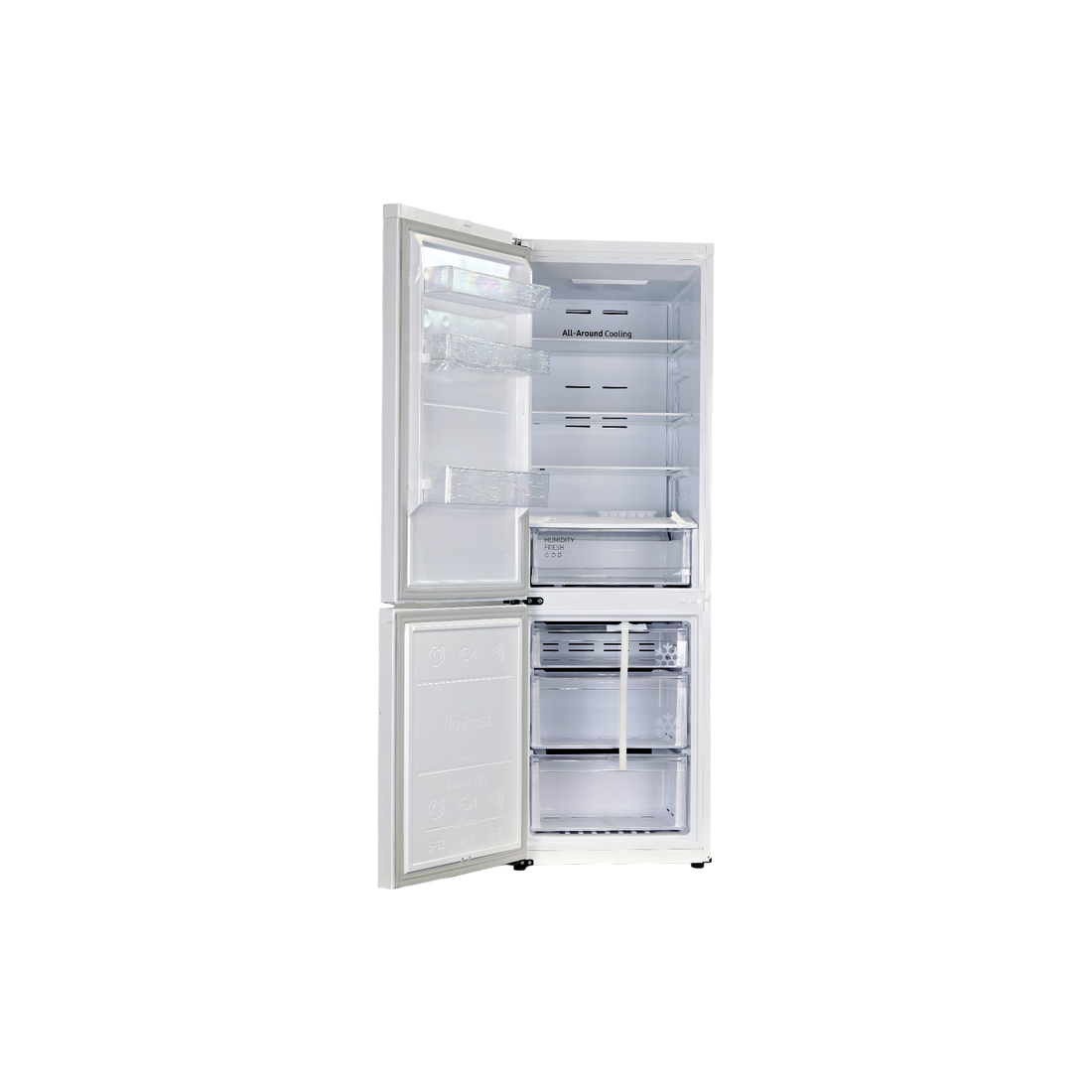 Réfrigérateur Avec Congélateur 344 L Reconditionné SAMSUNG RB34C600EWW : vue de l'intérieur