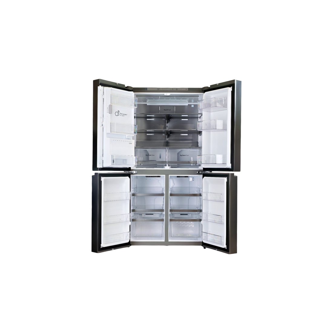 Réfrigérateur Multi-Portes 637 L Reconditionné LG GML960PYBE : vue de l'intérieur