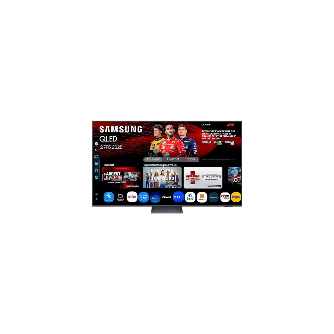 Téléviseur Led  Reconditionné SAMSUNG TQ55Q7FA 139 CM (55") : vue de face