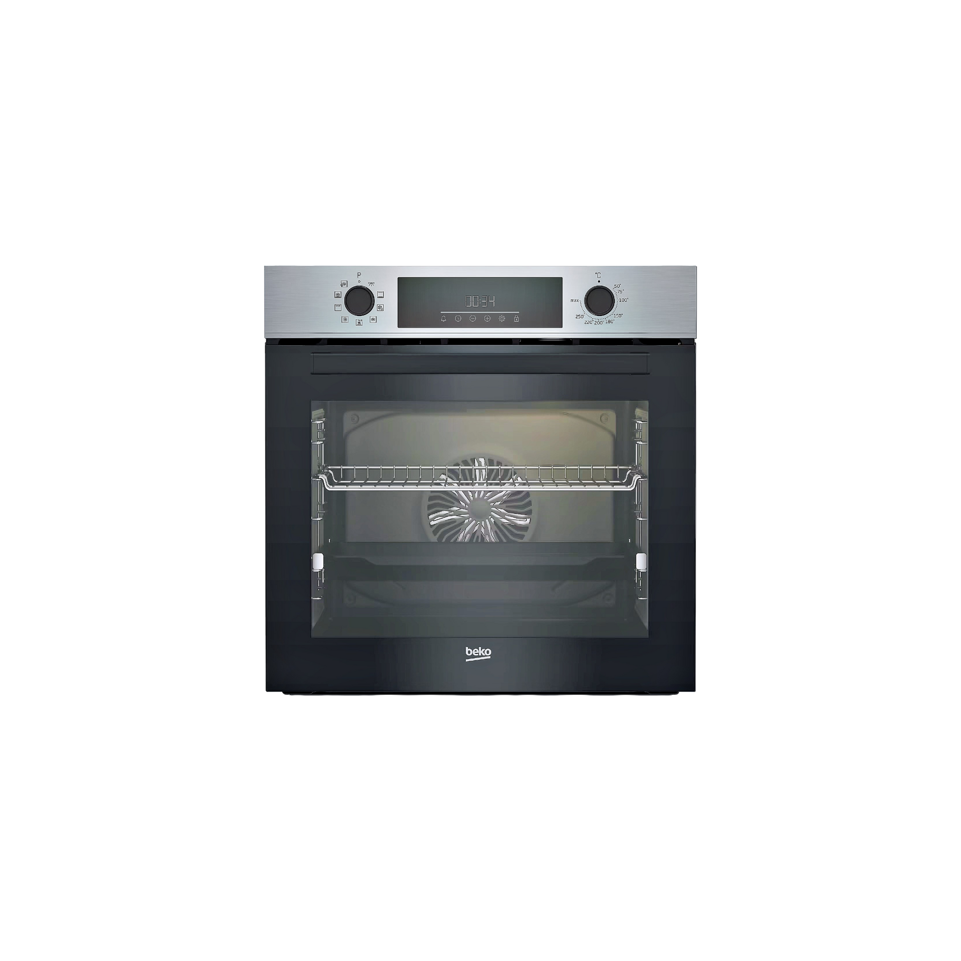 Four Chaleur Tournante 72 L Reconditionné BEKO BBQM11300BC : vue de face