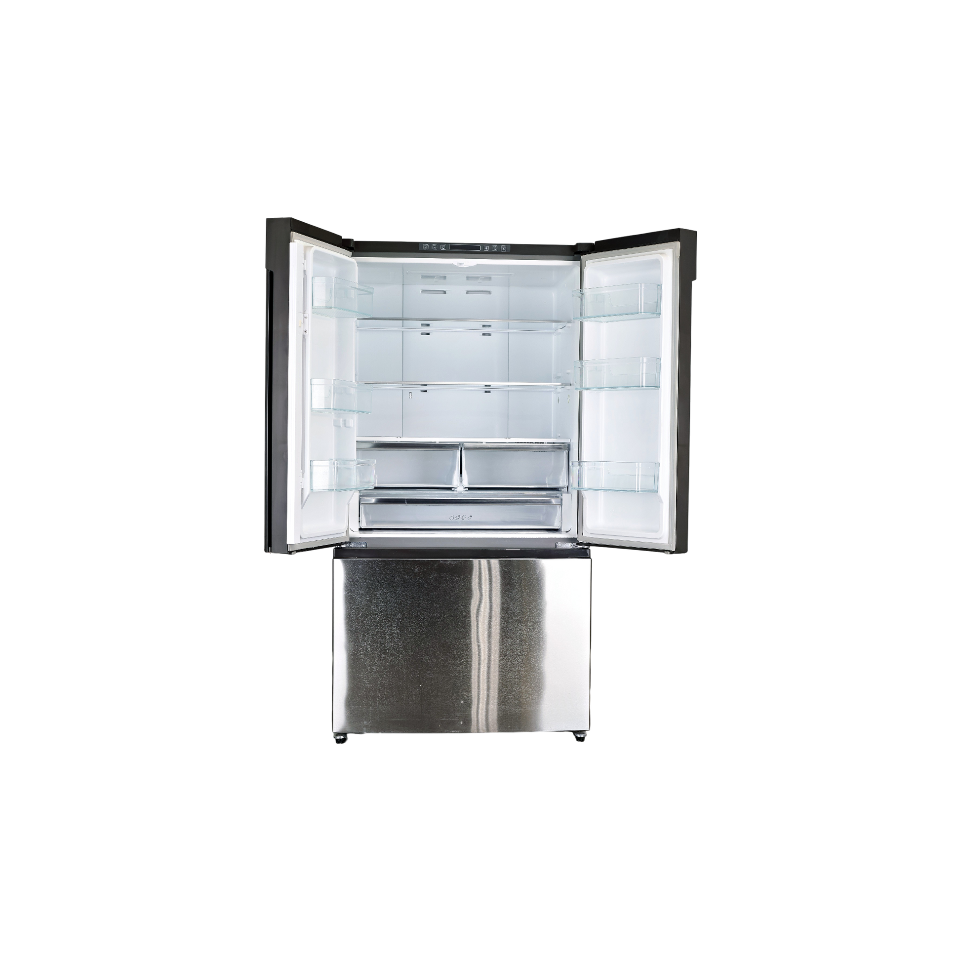 Réfrigérateur Multi-Portes 596 L Reconditionné HISENSE RF750N4ISF : vue de l'intérieur
