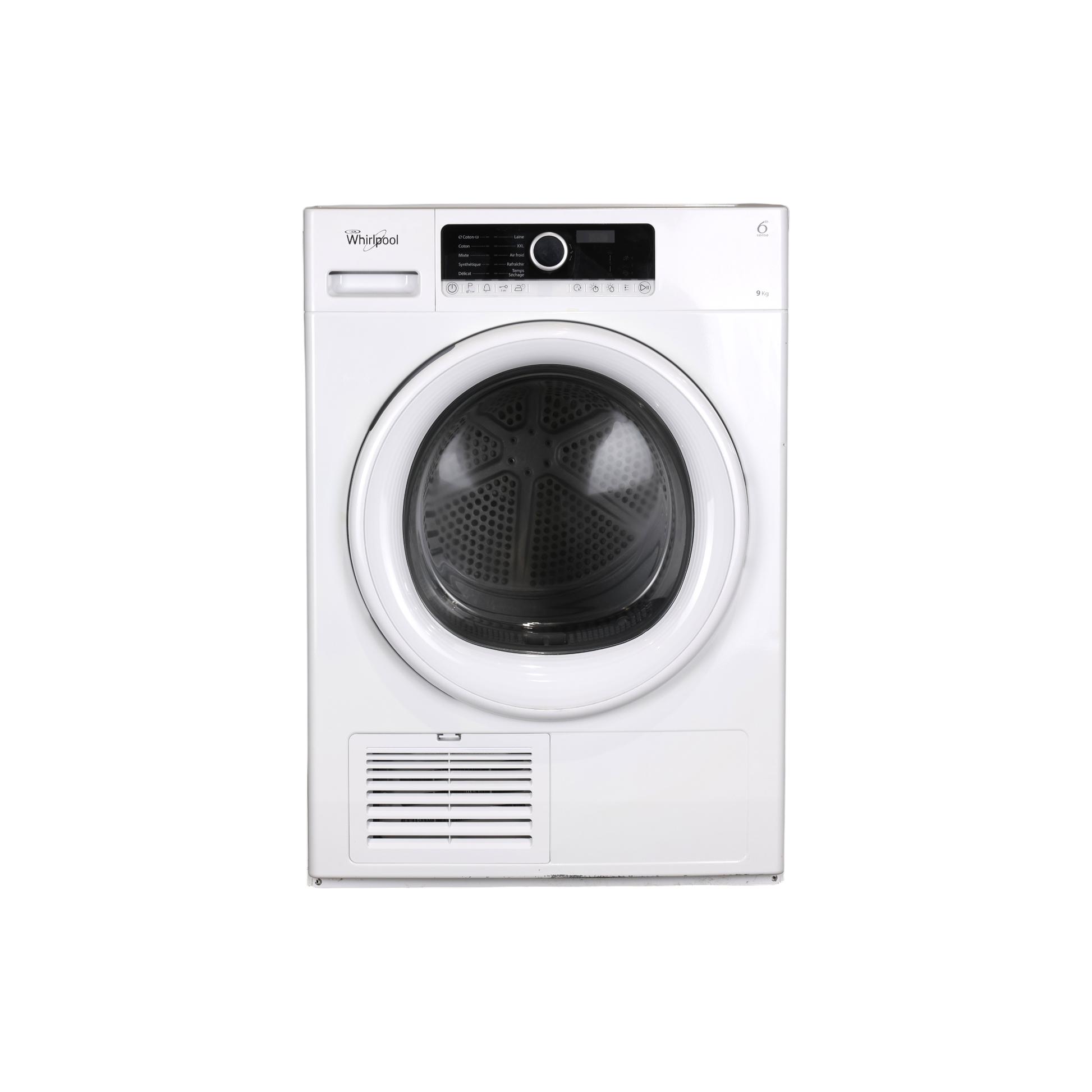 Seche-Linge Condensation 9 kg Reconditionné WHIRLPOOL DSCX 90113 : vue de face