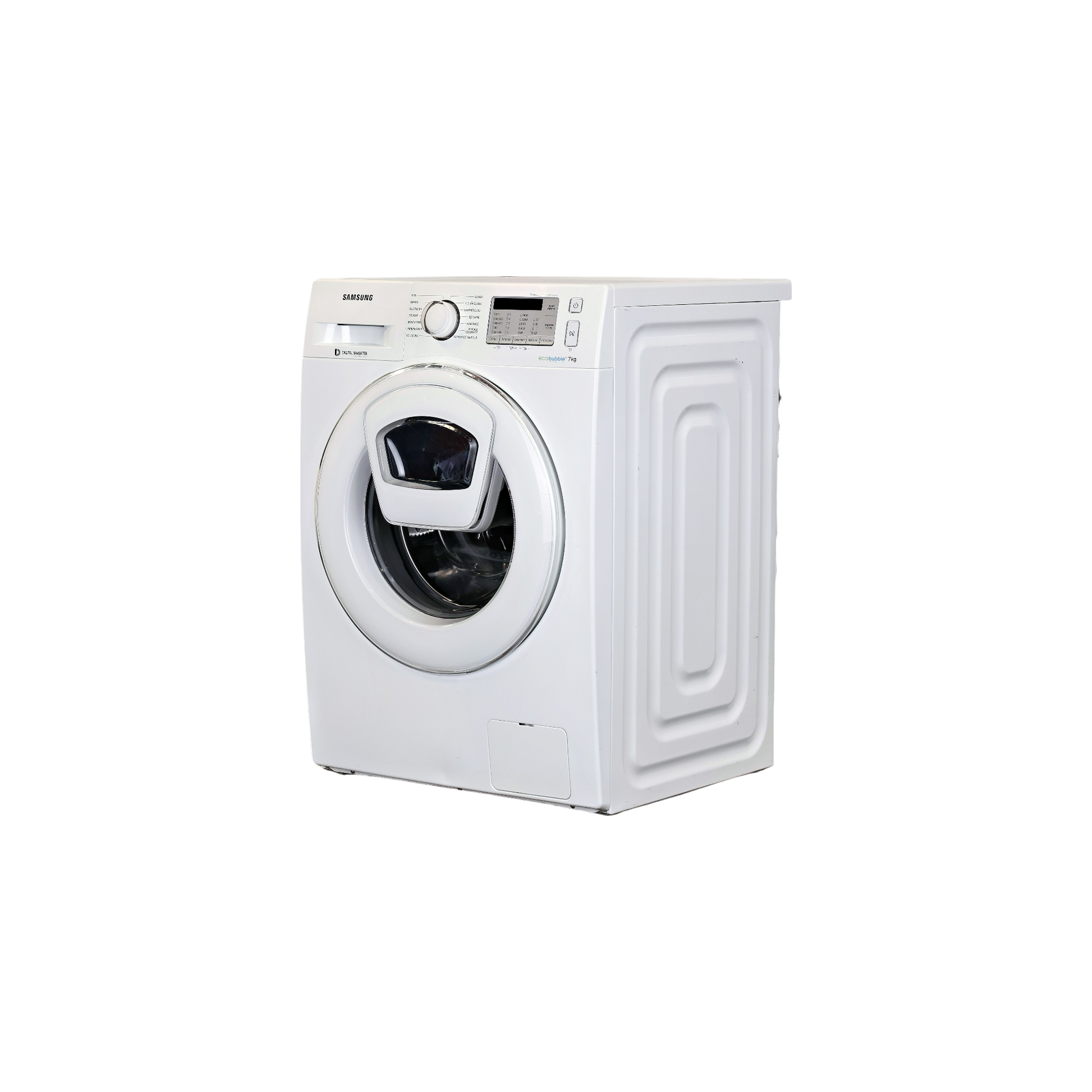 Lave-Linge Hublot 7 kg Reconditionné SAMSUNG WW70K5413WW : vue du côté gauche