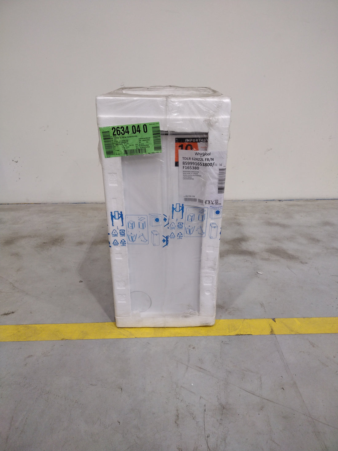 Lave-Linge Top 6 kg Reconditionné WHIRLPOOL TDLR62422LFR/N : détails