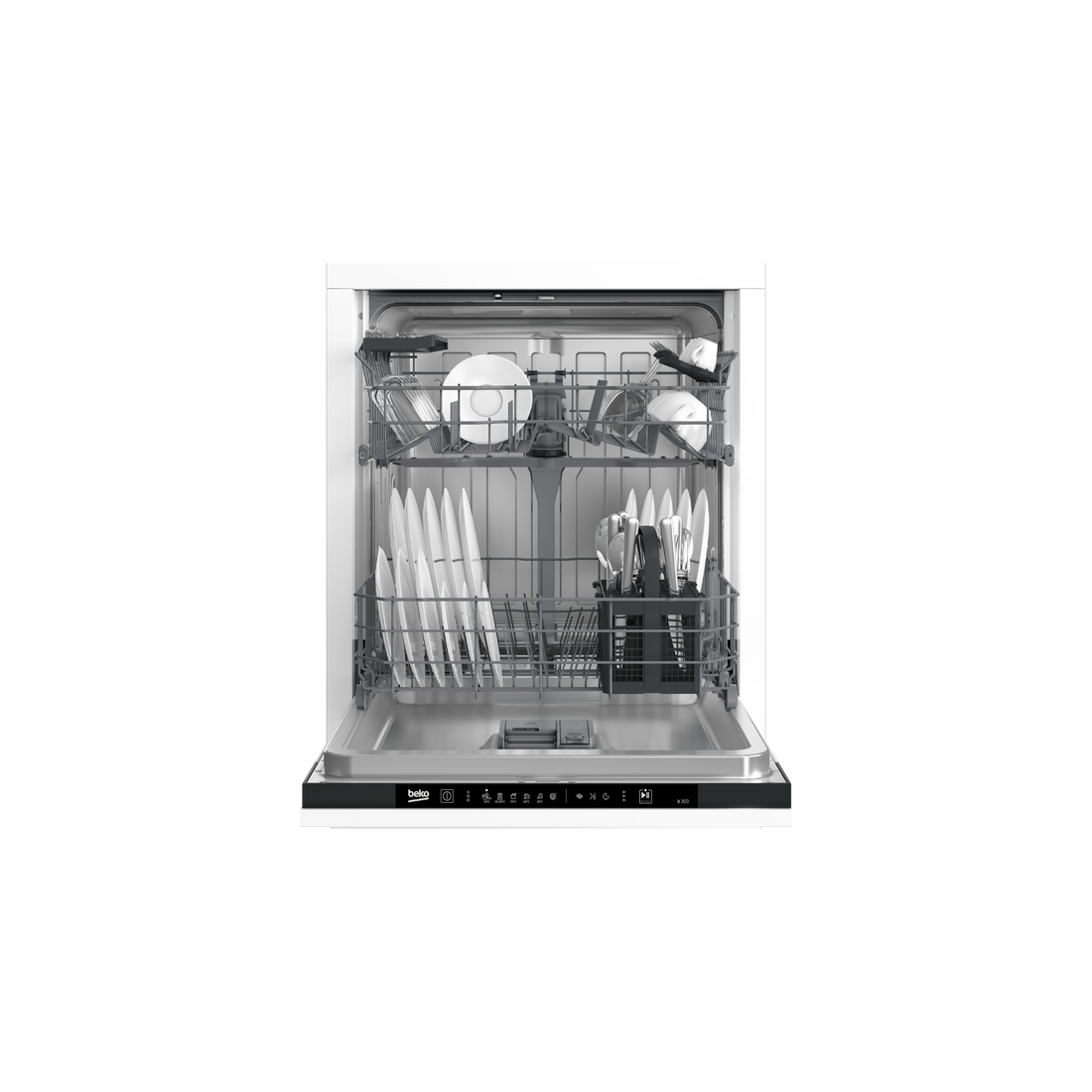 Lave-Vaisselle Encastrable 14 Cvts Reconditionné BEKO DIN36430 : vue de face
