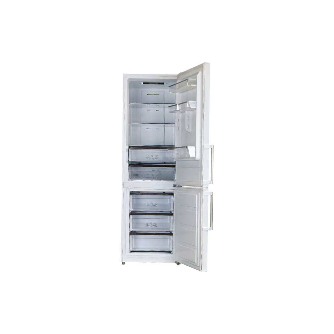 Réfrigérateur Avec Congélateur 302 L Reconditionné ESSENTIEL B ERCVE190-60B2 : vue de l'intérieur