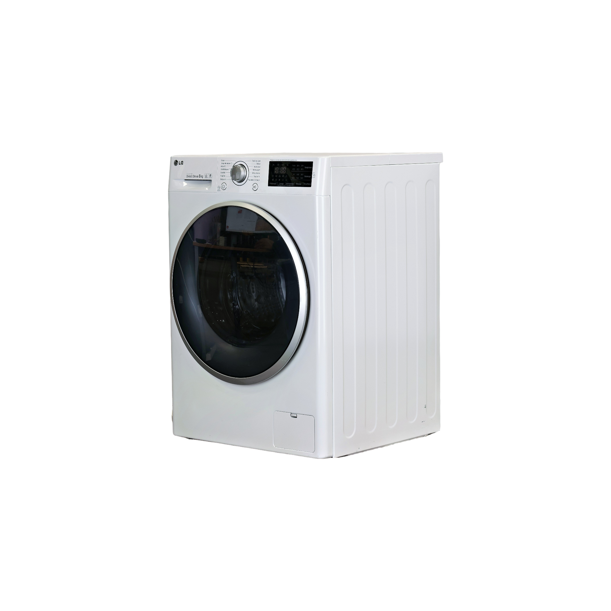 Lave-Linge Hublot 8 kg Reconditionné LG F82841WH : vue du côté gauche