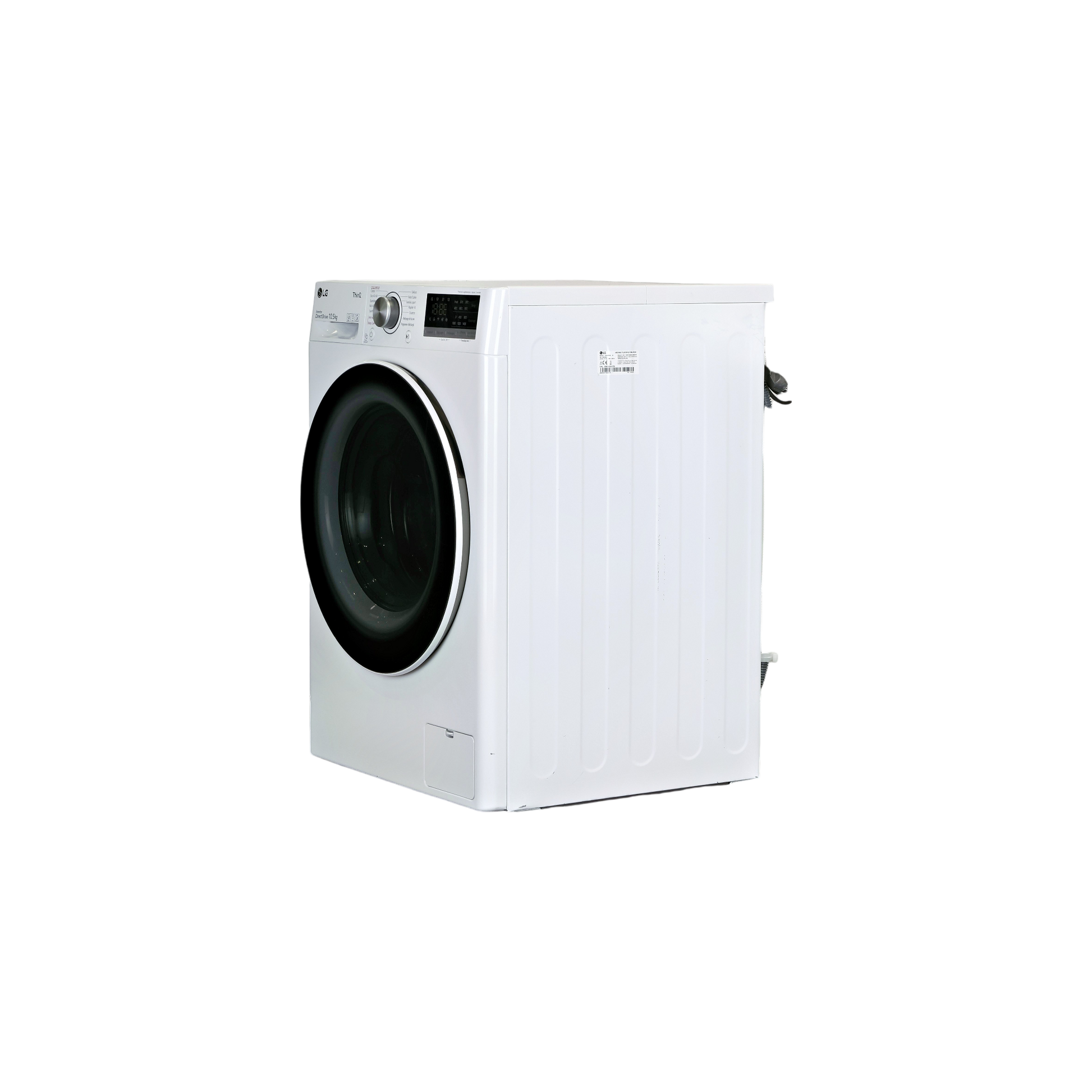 Lave-Linge Hublot 10.5 kg Reconditionné LG F14V40WHS : vue du côté gauche