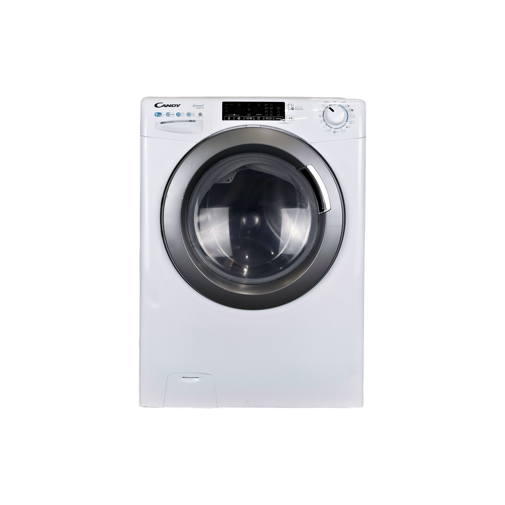 Lave-Linge Sechant 8 kg Reconditionné CANDY CSWS4852DWB4-47 : vue de face