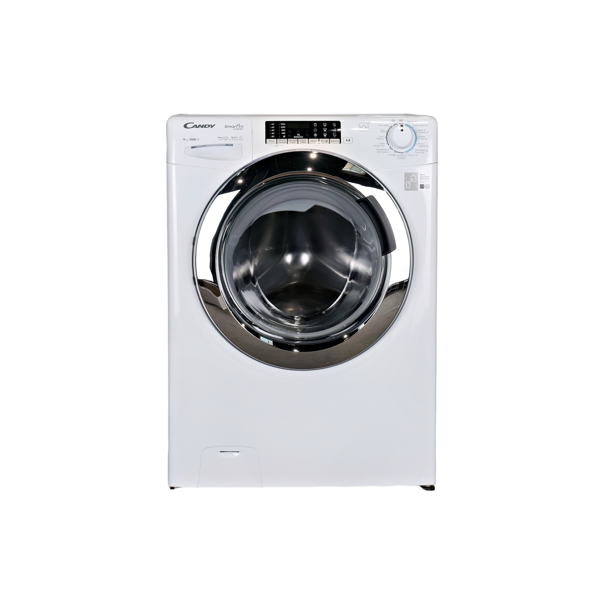 Lave-Linge Hublot 9 kg Reconditionné CANDY CSO 596TWMC/1-S : vue de face