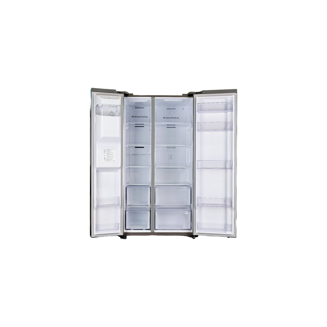 Réfrigérateur Américain 635 L Reconditionné SAMSUNG RS65R5401M9 : vue de l'intérieur