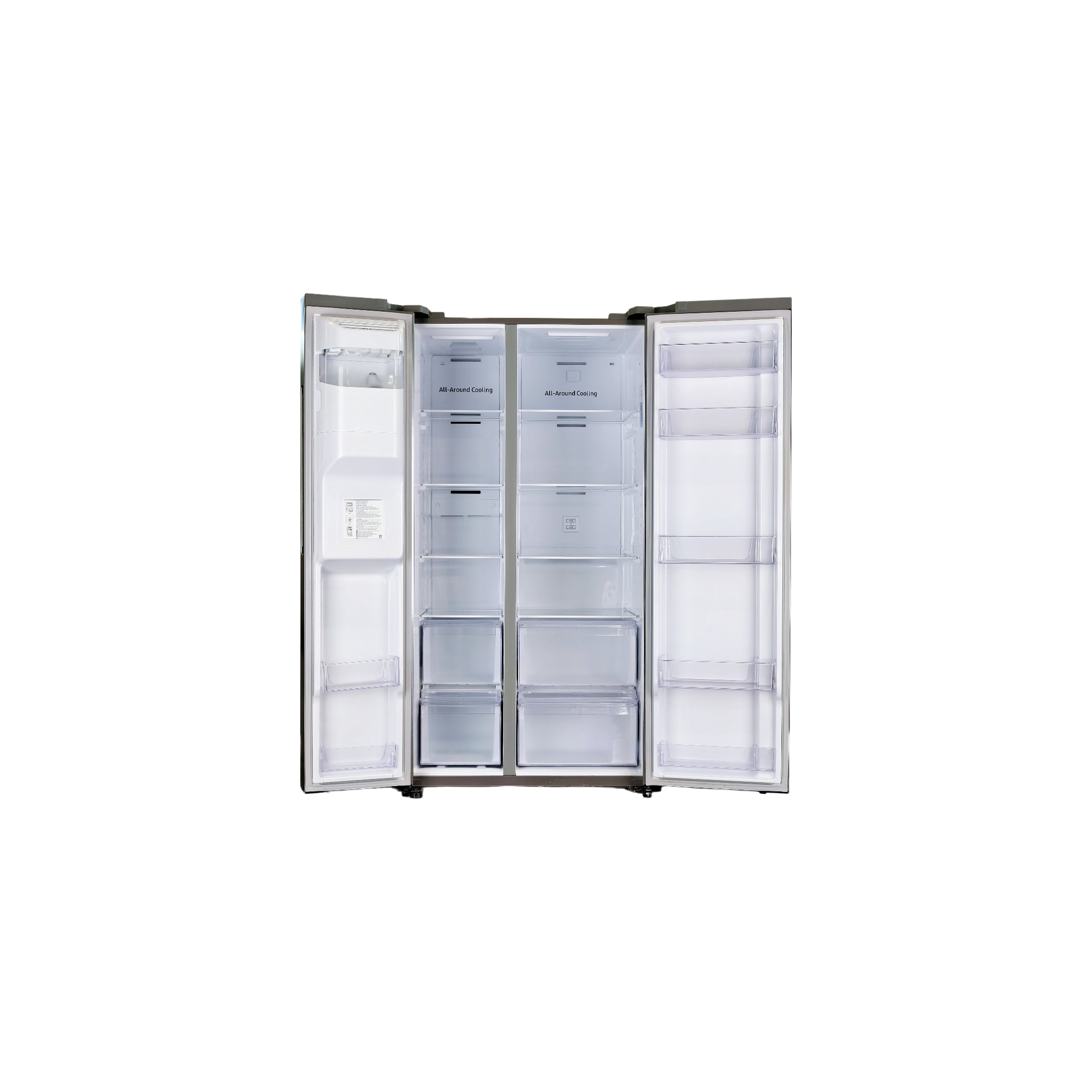 Réfrigérateur Américain 635 L Reconditionné SAMSUNG RS65R5401M9 : vue de l'intérieur