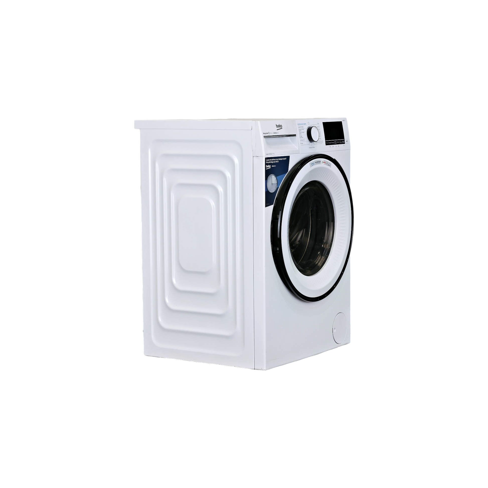 Lave-Linge Sechant 10 kg Reconditionné BEKO B3YDFT51044W : vue du côté droit