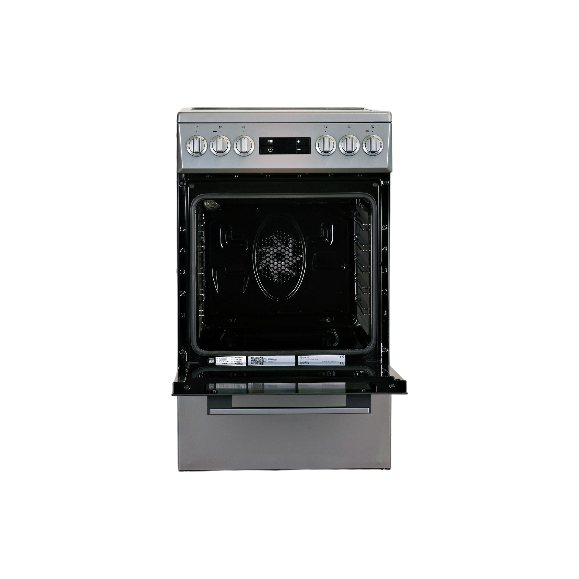 Cuisinière Vitrocéramique 60 L Reconditionné INDESIT I5V5LCS : vue de l'intérieur