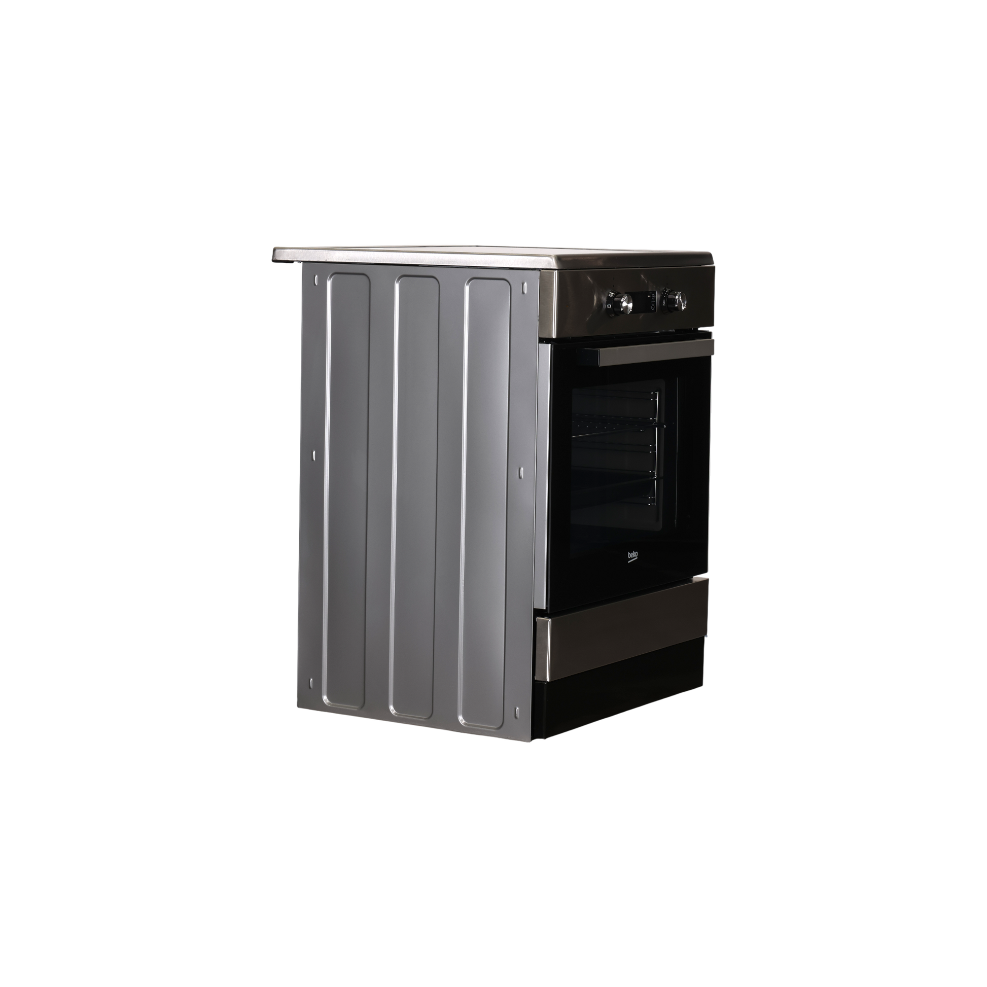 Cuisinière À Induction  Reconditionné BEKO FSE68302MXC : vue du côté droit