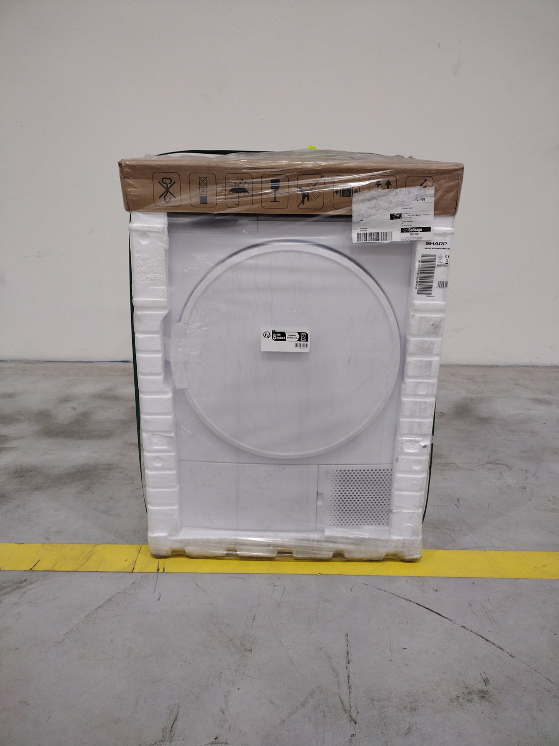Seche-Linge Pompe À Chaleur 10 kg Reconditionné SHARP KD-HHB0S7PW21 : détails