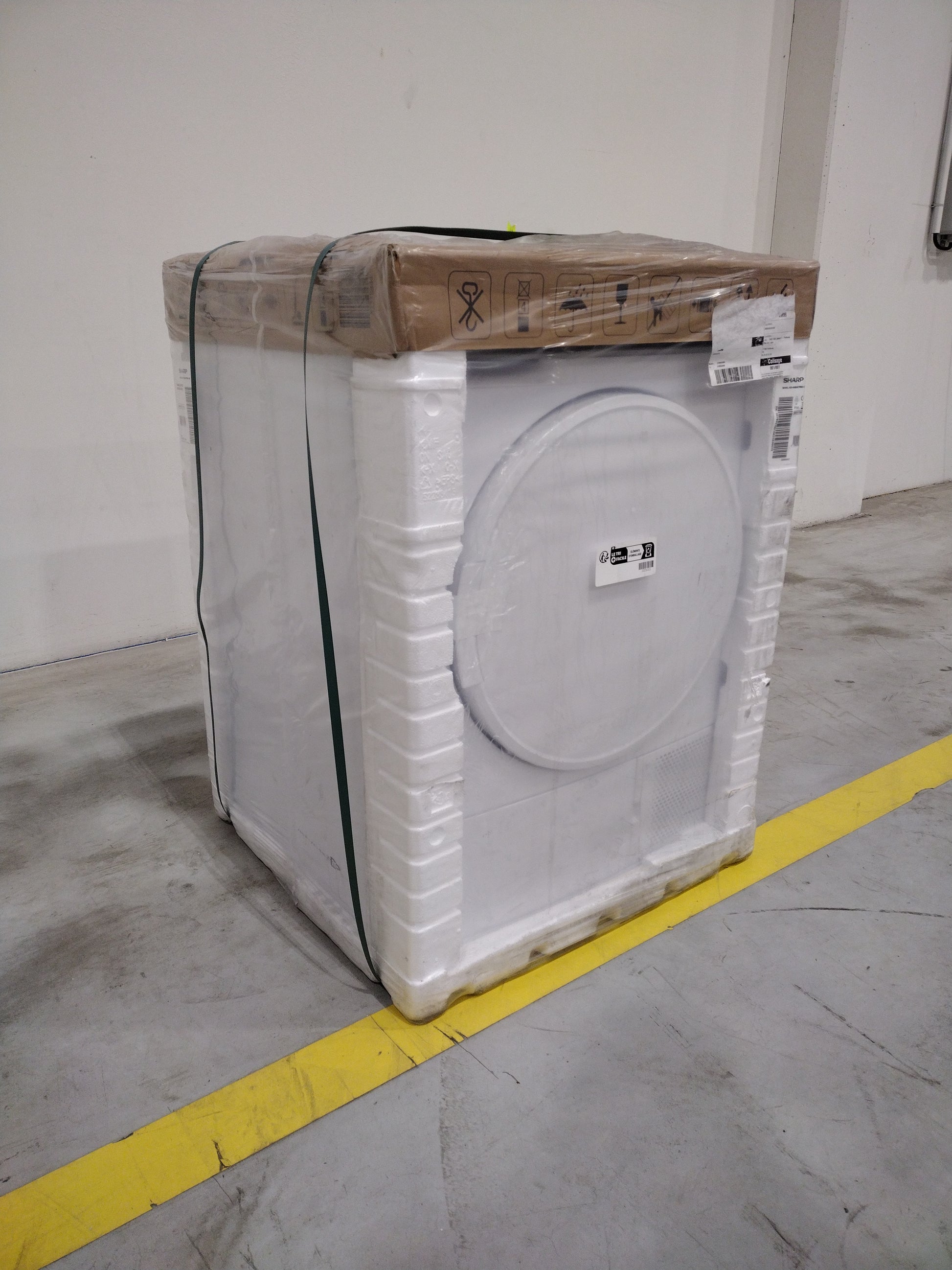 Seche-Linge Pompe À Chaleur 10 kg Reconditionné SHARP KD-HHB0S7PW21 : détails