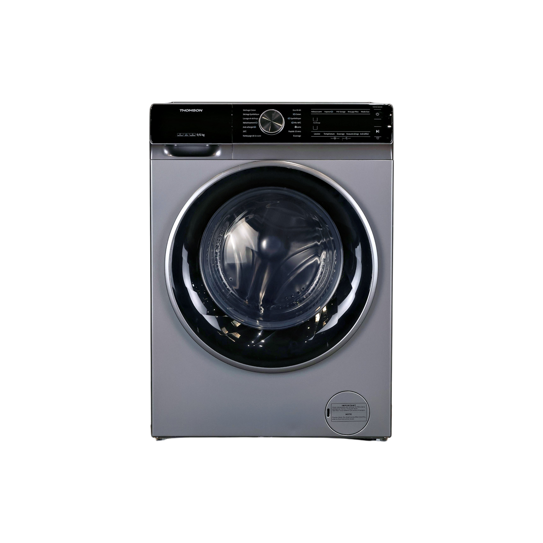 Lave-Linge Sechant 9 kg Reconditionné THOMSON THWD96140DGAD : vue de face