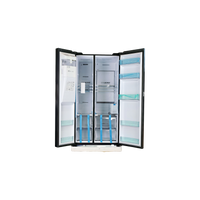 Réfrigérateur Américain 601 L Reconditionné HAIER HSW79F18DIPT : vue de l'intérieur