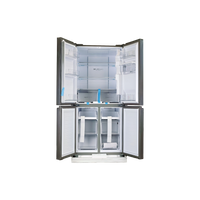Réfrigérateur Multi-Portes 463 L Reconditionné HAIER HCR3818EWMM : vue de l'intérieur