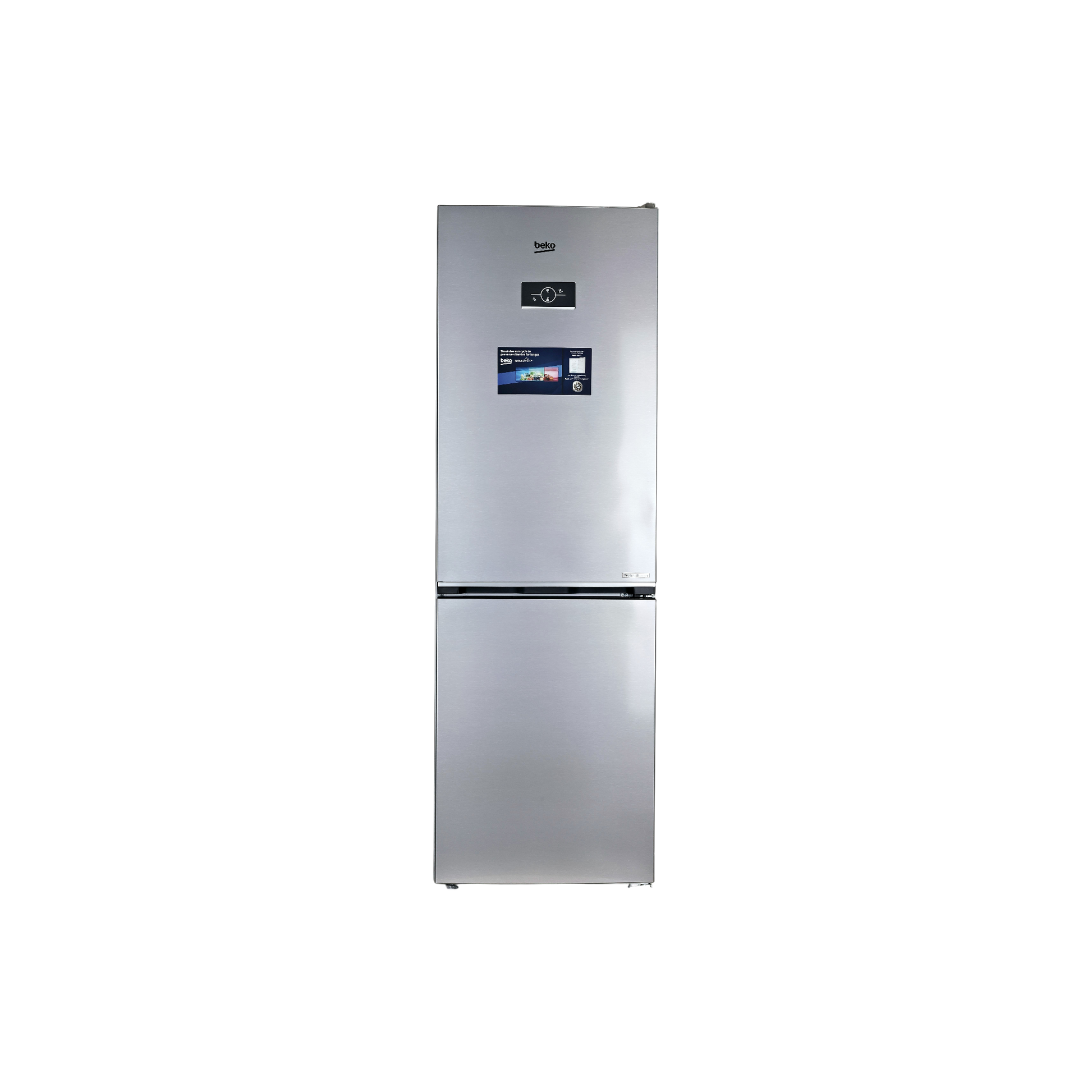 Réfrigérateur Avec Congélateur 316 L Reconditionné BEKO B5RCNE366HXB1 : vue de face
