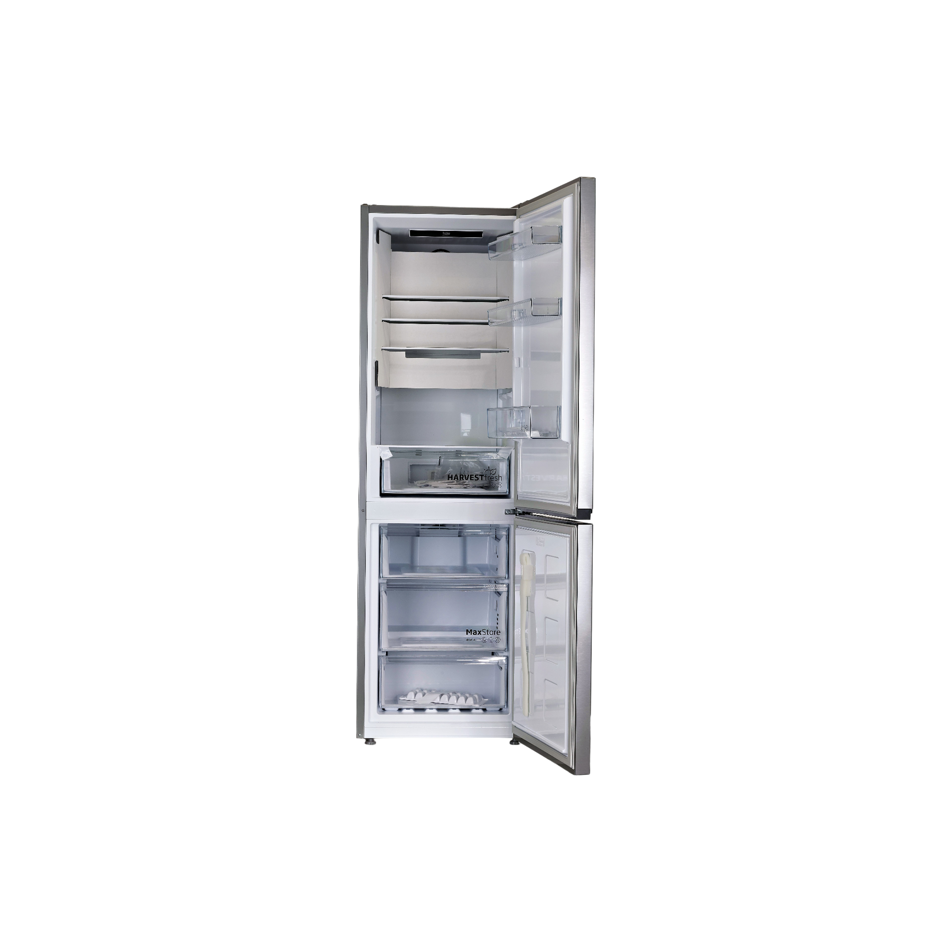 Réfrigérateur Avec Congélateur 316 L Reconditionné BEKO B5RCNE366HXB1 : vue de l'intérieur