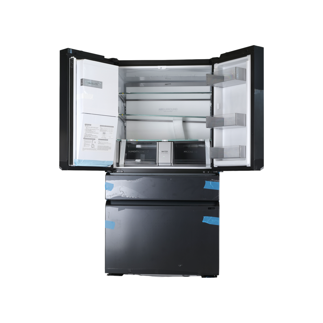Réfrigérateur Multi-Portes 521 L Reconditionné HAIER HFW7918EIMB : vue de l'intérieur