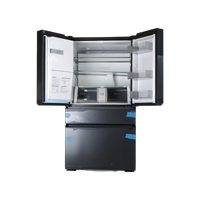Réfrigérateur Multi-Portes 521 L Reconditionné HAIER HFW7918EIMB : vue de l'intérieur