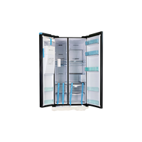 Réfrigérateur Américain 601 L Reconditionné HAIER HSW79F18DIPT : vue de l'intérieur