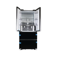 Réfrigérateur Américain 468 L Reconditionné HAIER HFKR7819DNGB : vue de l'intérieur