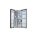 Réfrigérateur Américain 601 L Reconditionné HAIER HSW79F18DIPT : vue de l'intérieur